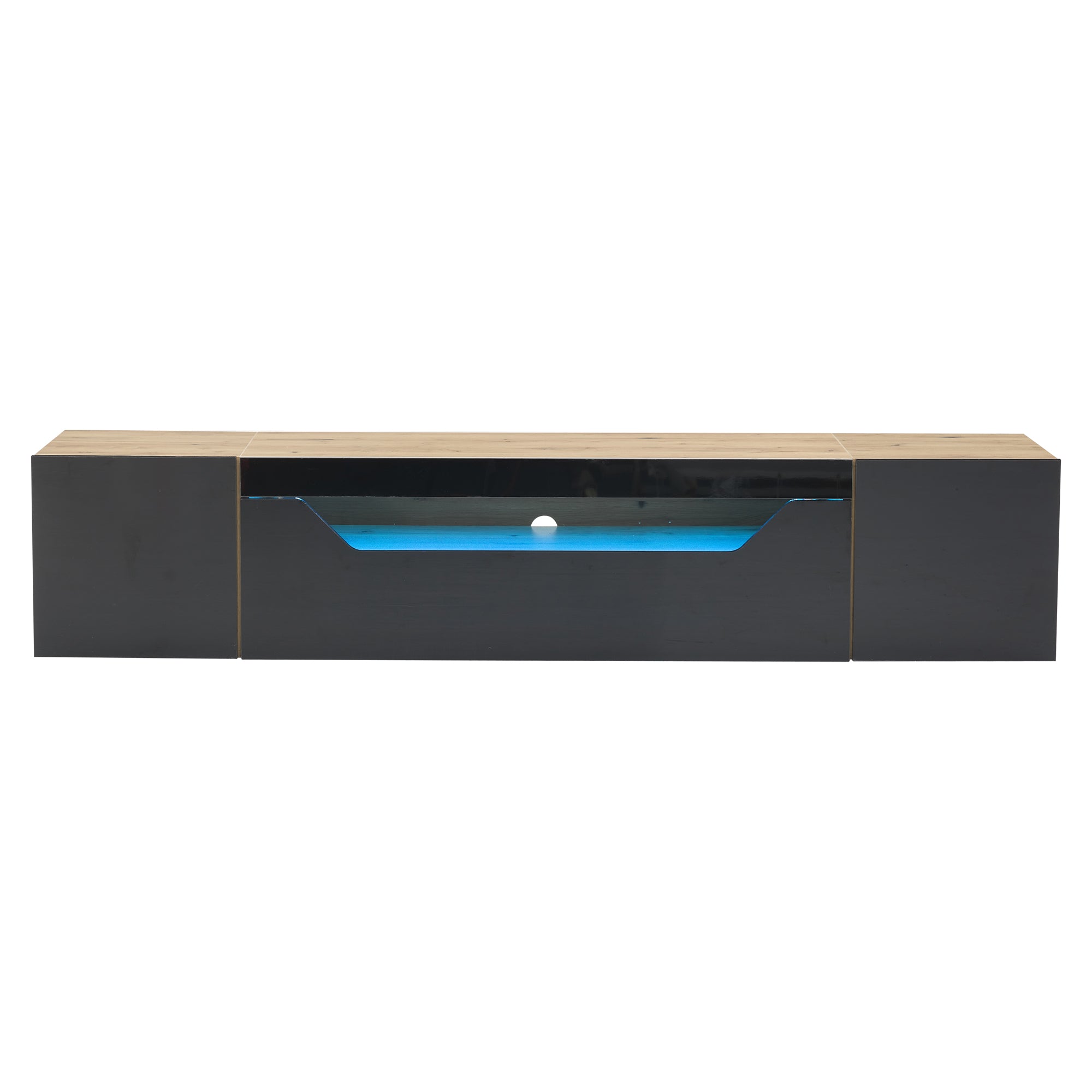 [variant:N892P428793Z] Floating LED TV Stand with Storage image 15
