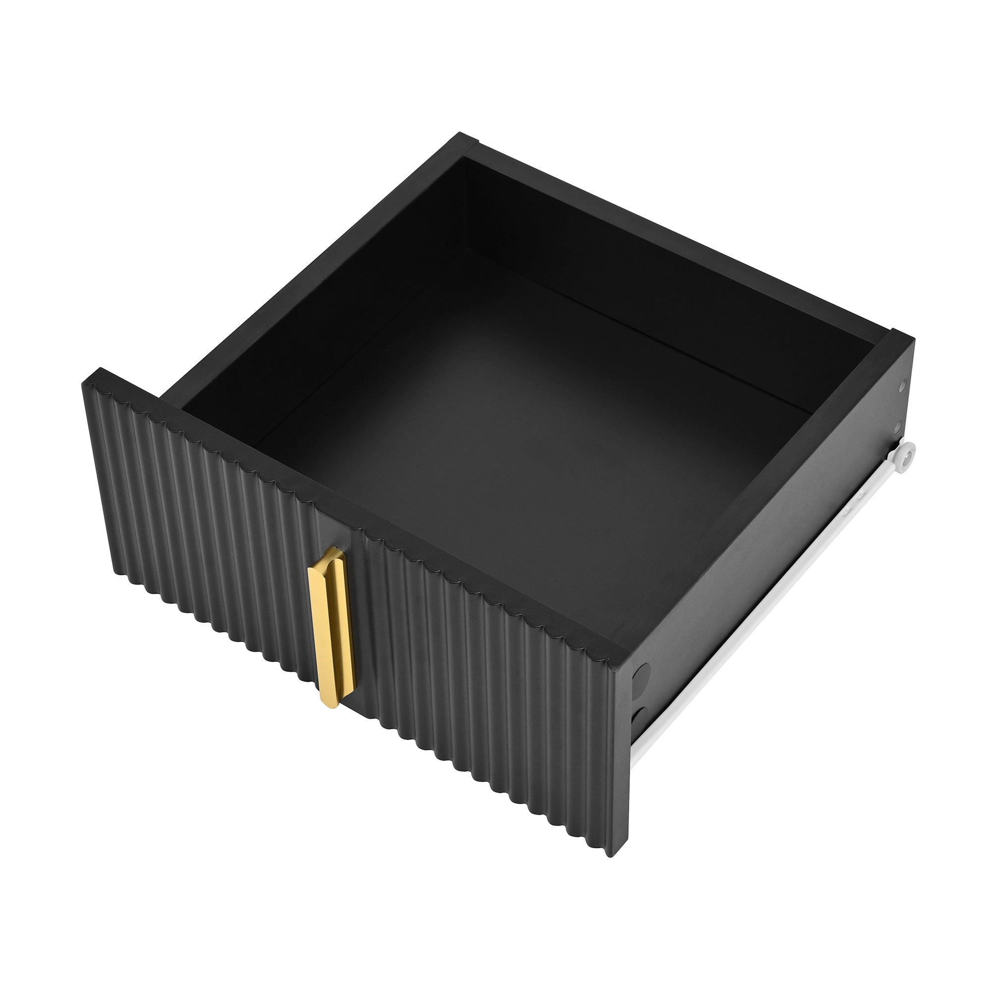 [variant:GA0021S] 4-Door Sideboard with 4 Drawers – Black and Gold image 3