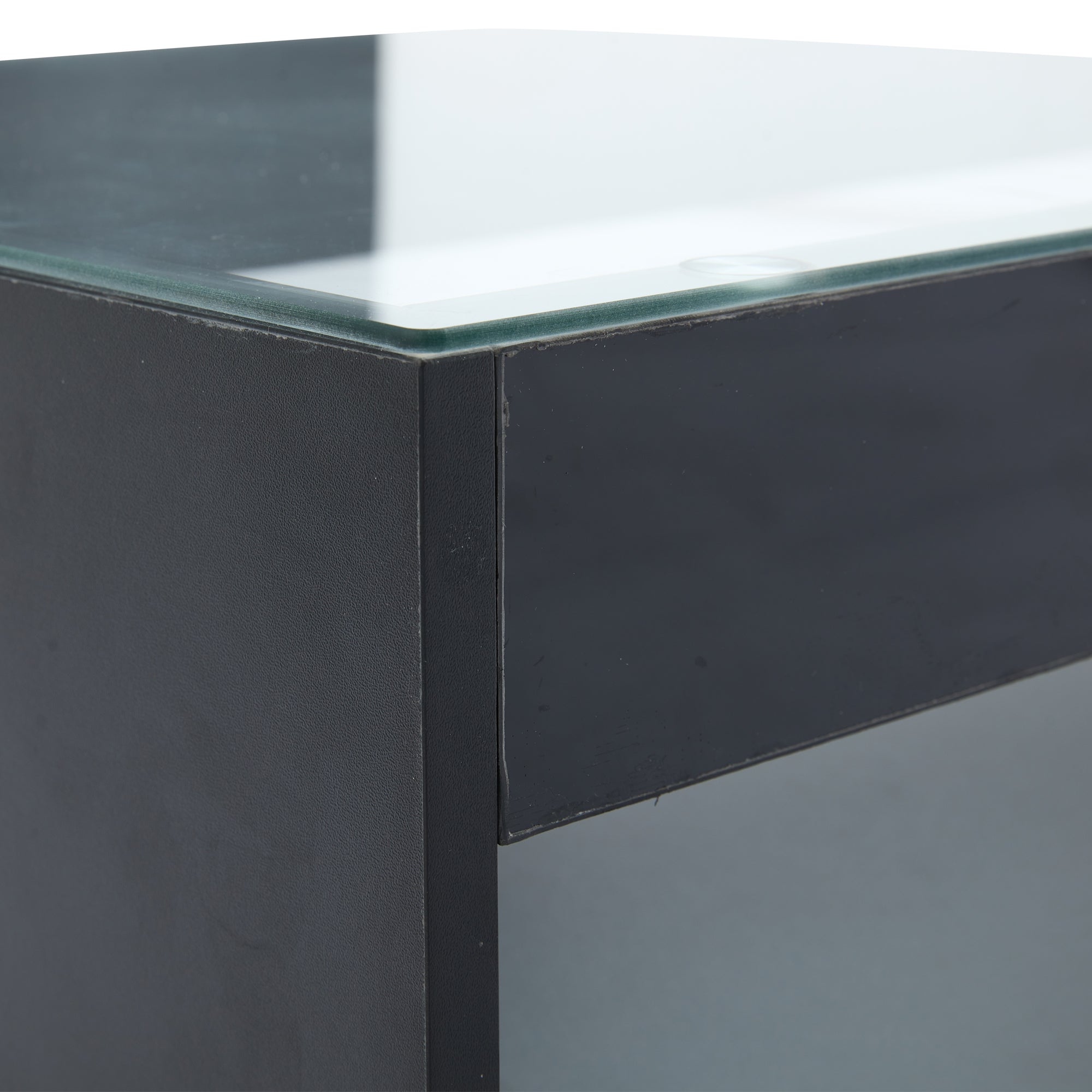 [variant:N892P428787B] High-Gloss LED Coffee Table with Glass Top and Drawers image 25