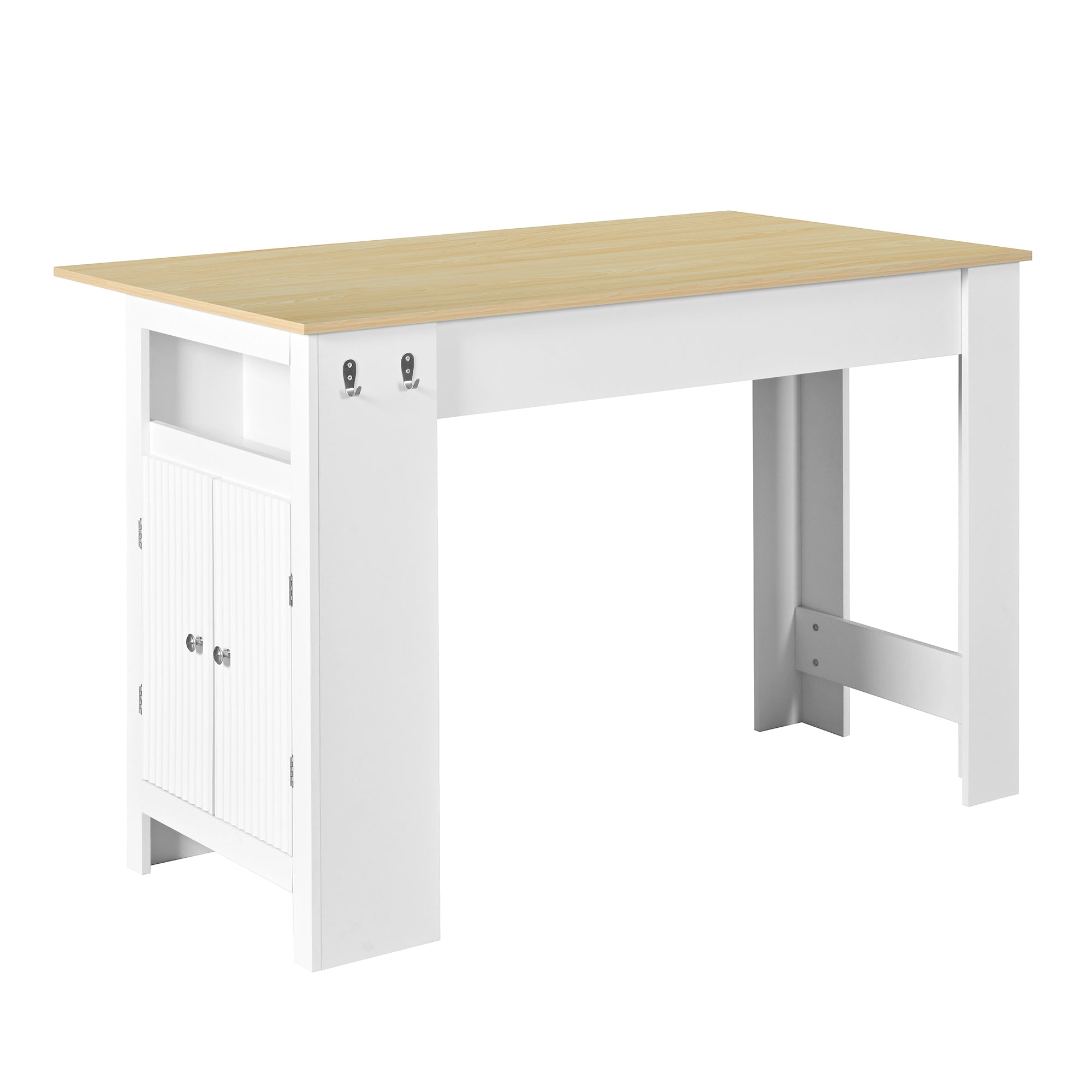 [variant:N889P428028O] 3-in-1 Kitchen Island with Foldable Dining Table image 16