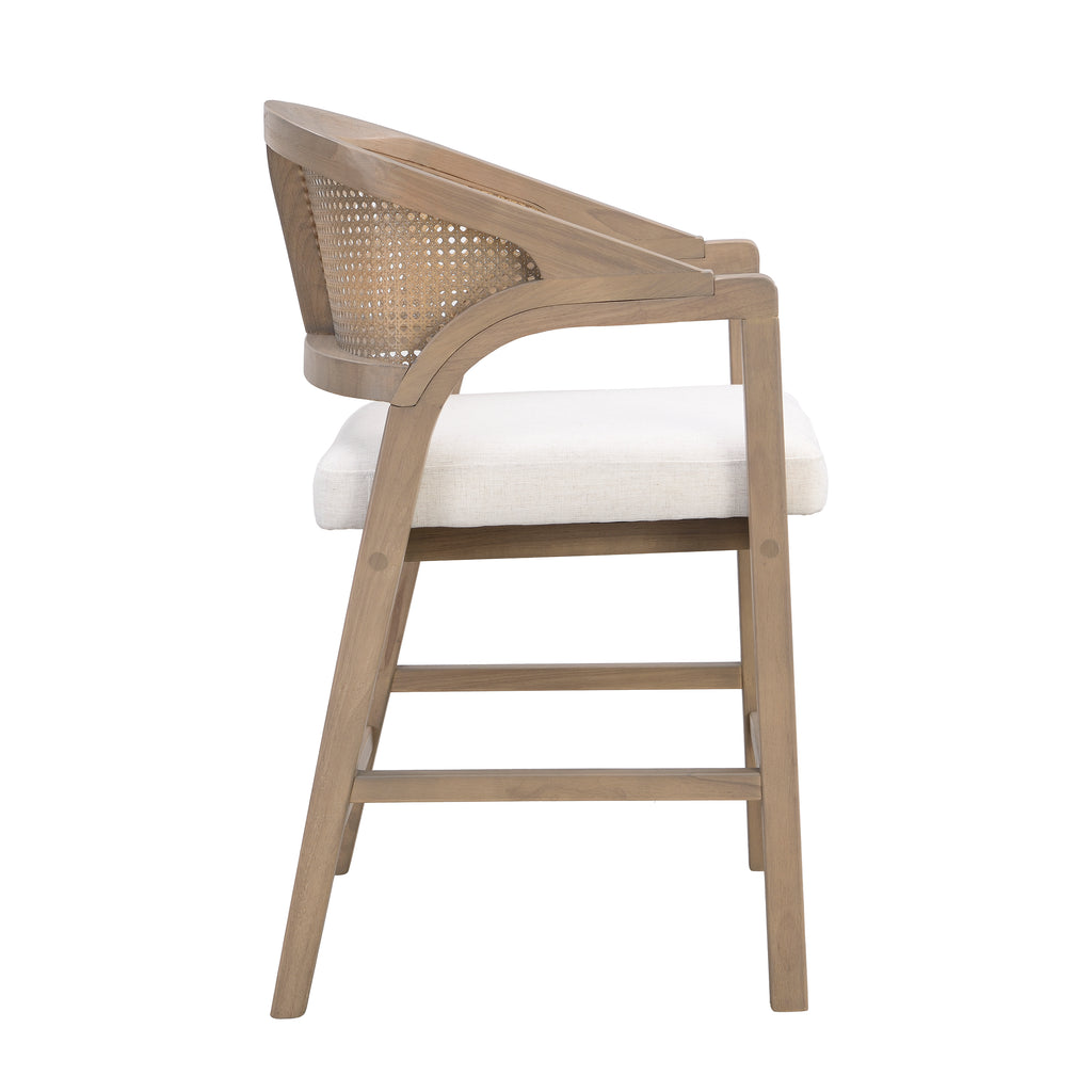 [variant:N872P359330A] Set of 2 Light Ash Rattan Counter Stools image 7
