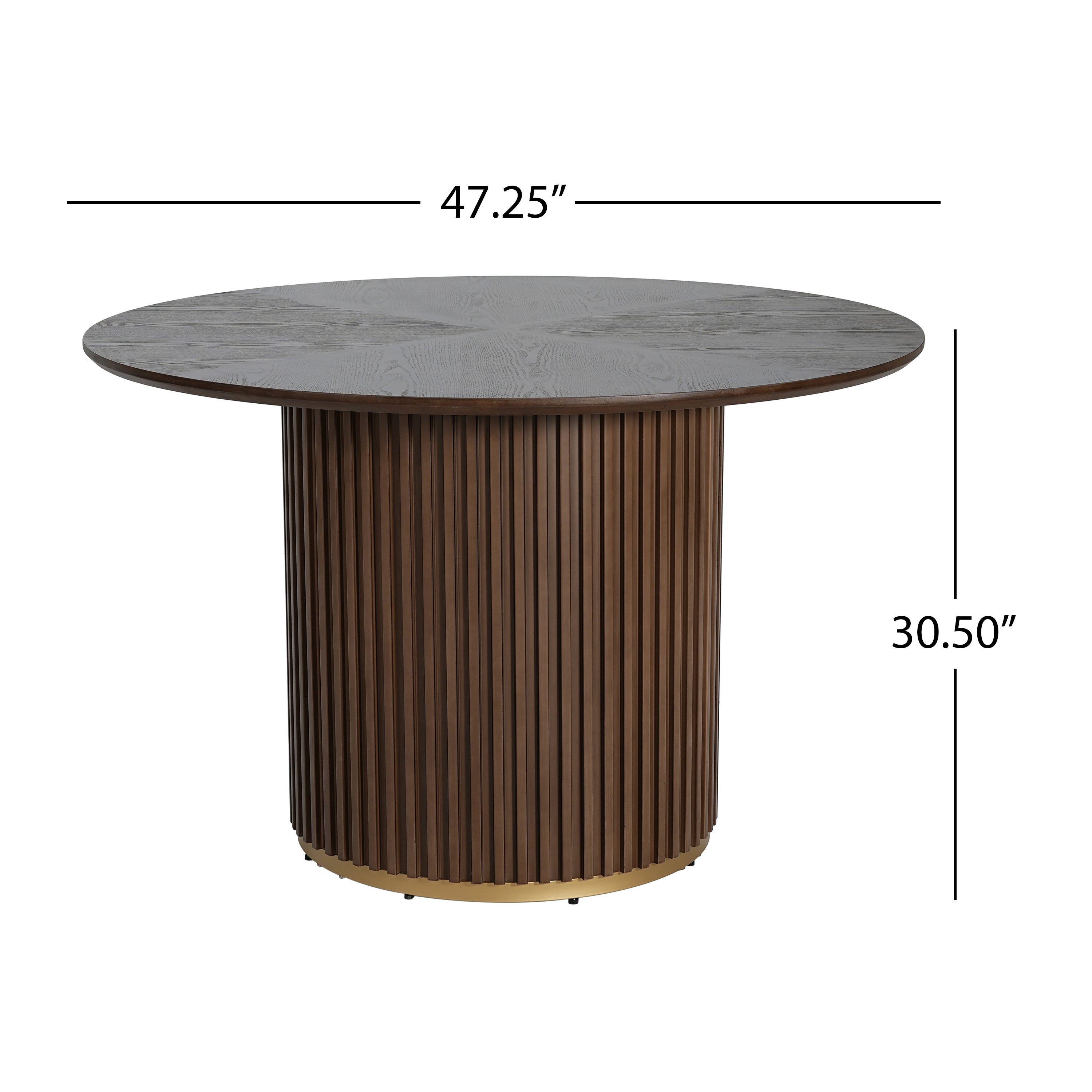 [variant:N872P426819T_N872P426821T] Round Pedestal Dining Table – 47-Inch image 2