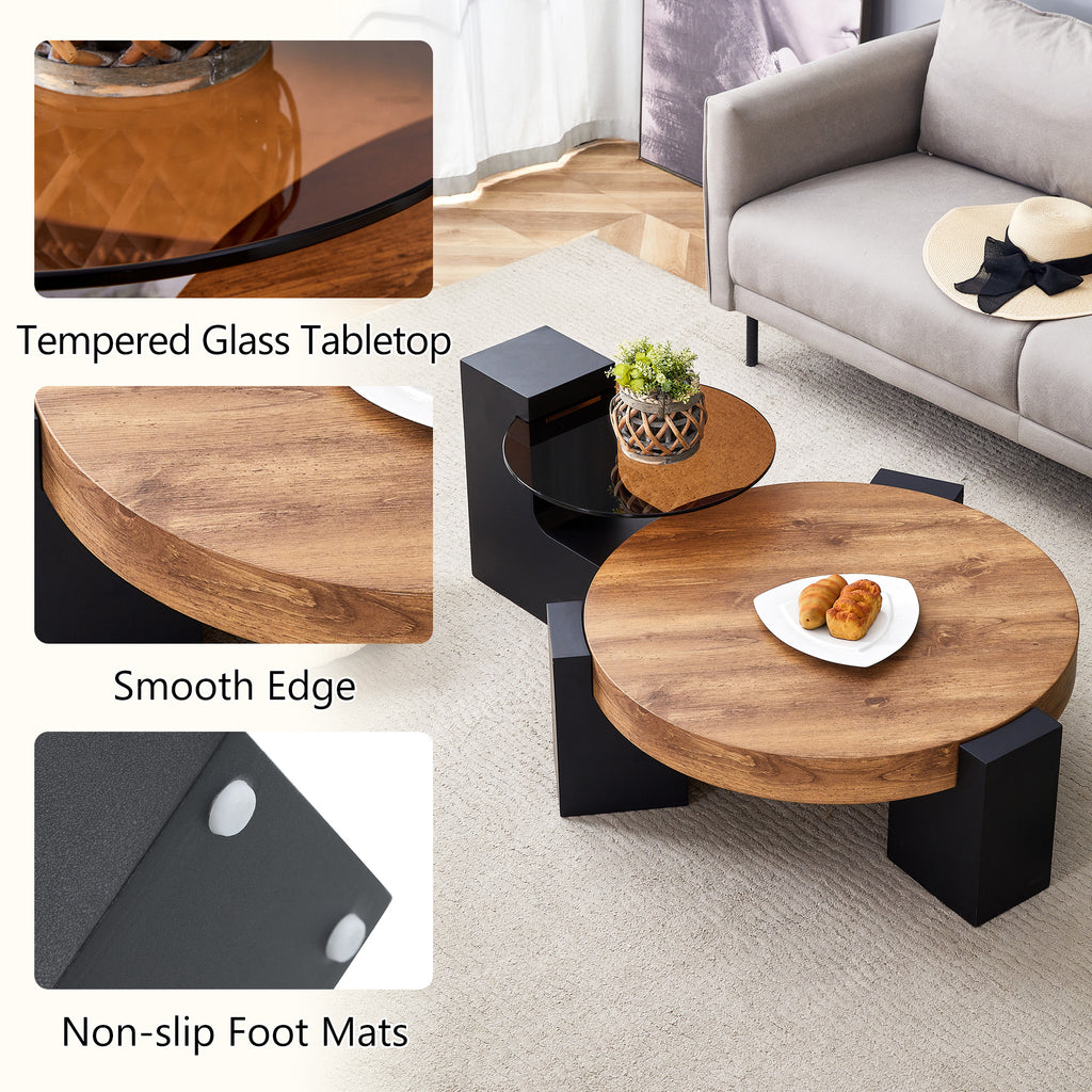 [variant:W3806P404745] Black,Wood image 6