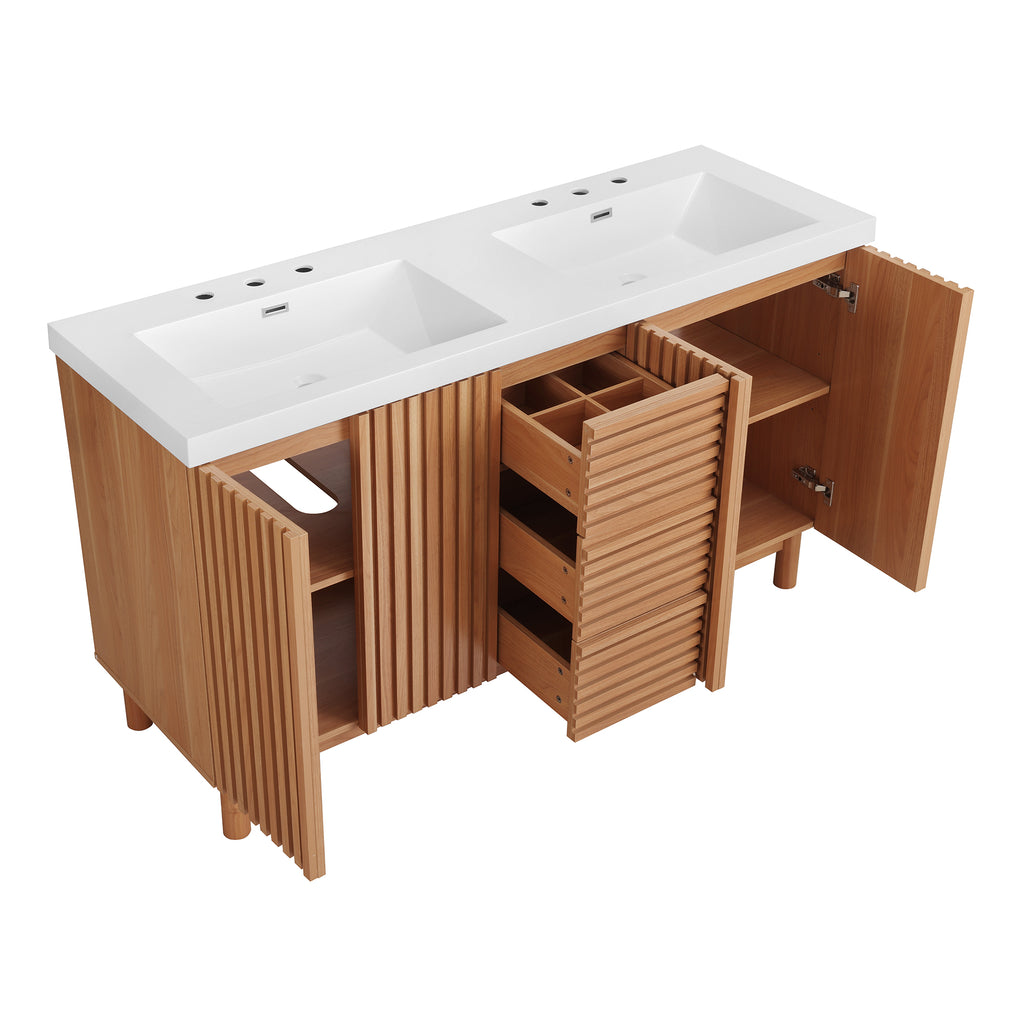 [variant:N729P000037N] Double-Sink Bathroom Vanity with Storage – 59.3-Inch image 23