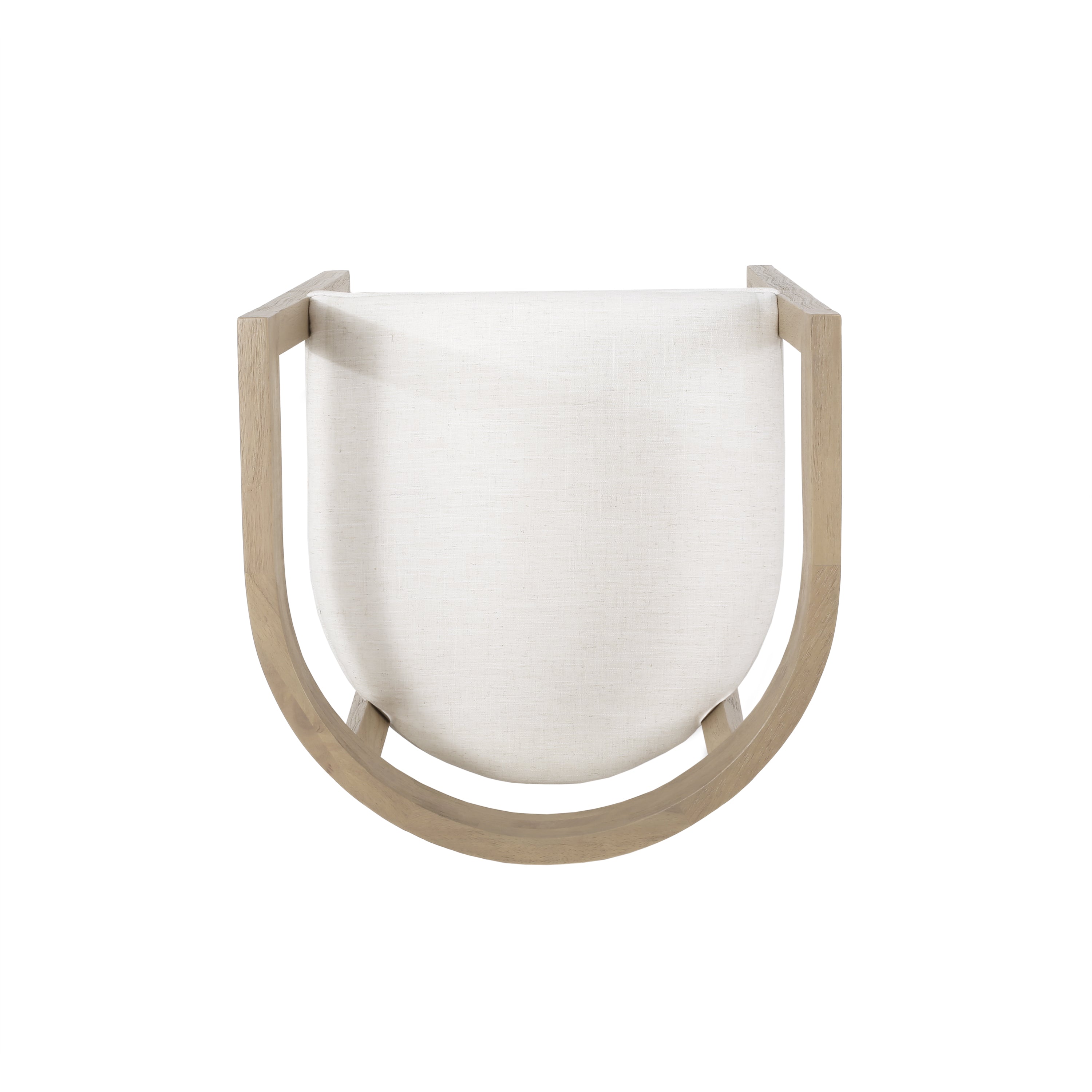 [variant:N872P268260A] Set of 2 Modern Beige Upholstered Dining Armchairs image 8