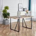[variant:W3806P405273] Wood-Grain Dining Table – 55-Inch image 1