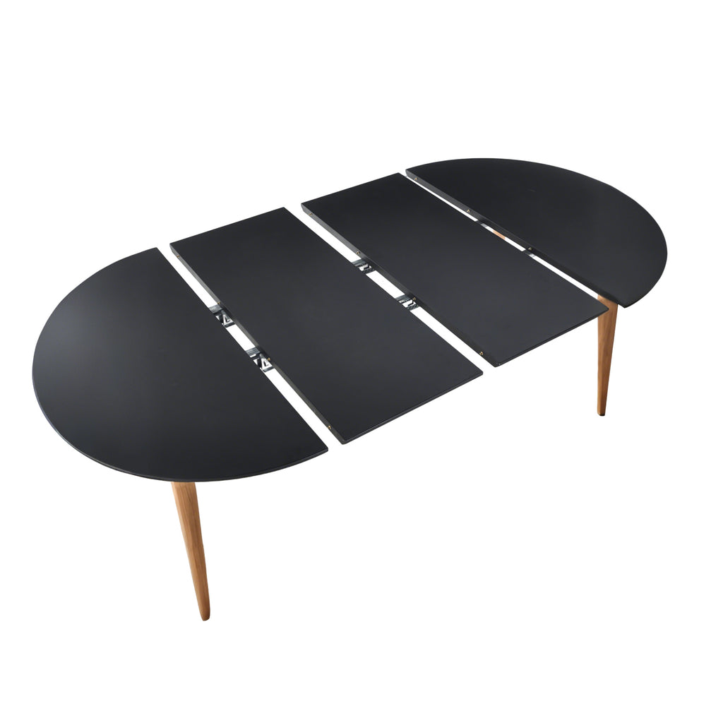 [variant:W3808P403944] Extendable Black Dining Table image 6