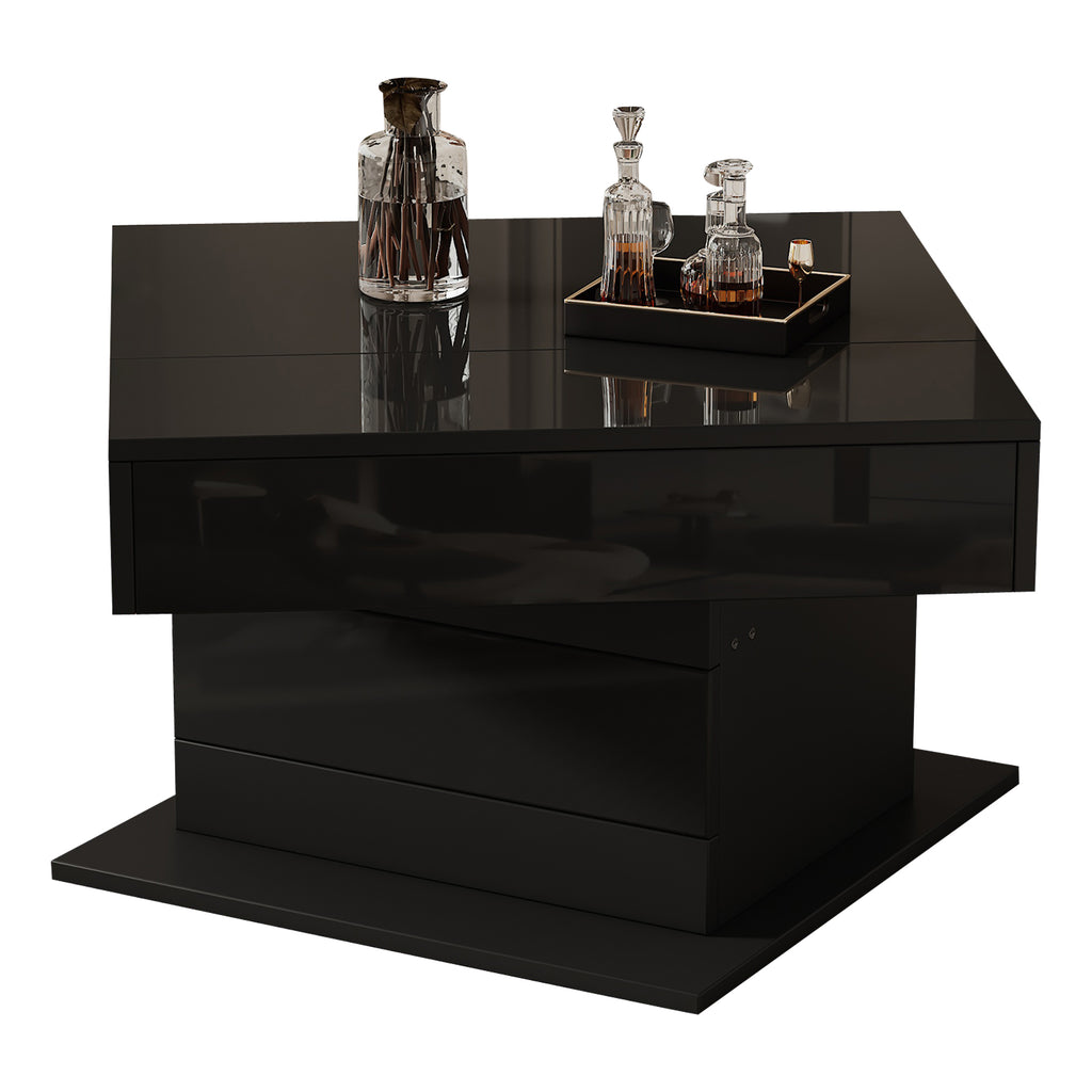 [variant:N892P423296B] Black 360° Rotating Lift-Top Coffee Table image 41