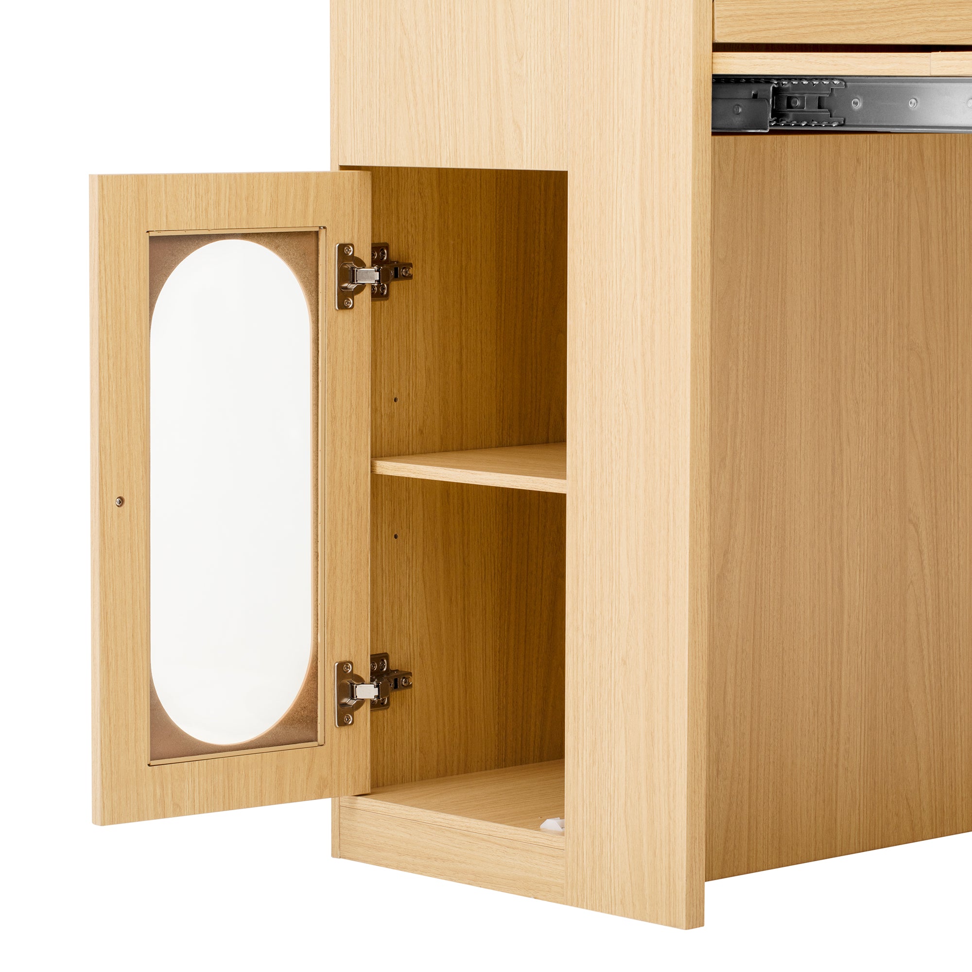 [variant:XW000028AAN-CA] Rolling Kitchen Island with Extendable Table image 29