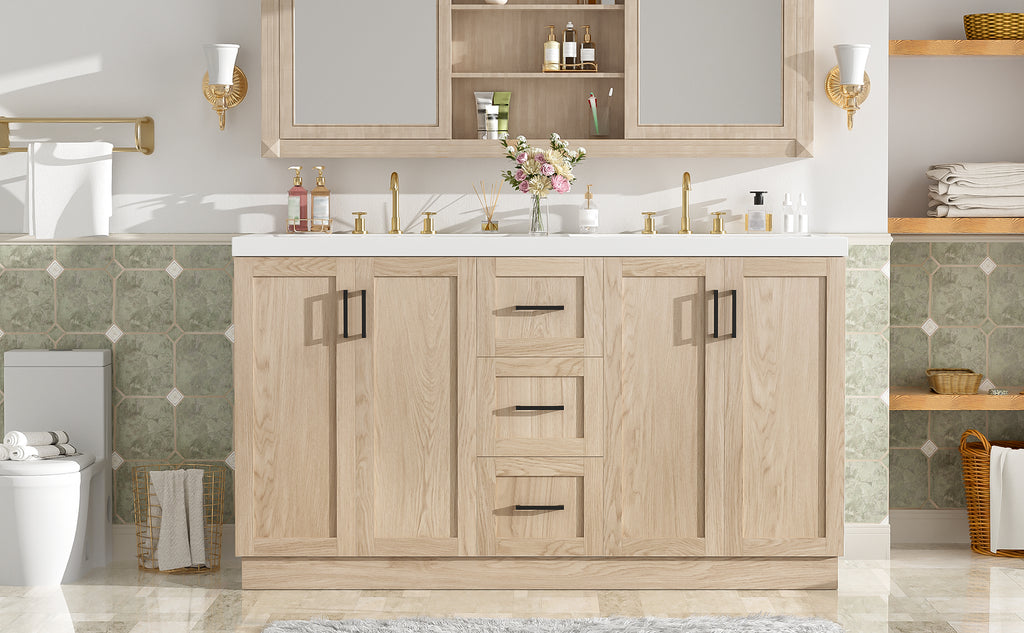 [variant:N848P000035N] Double-Sink Bathroom Vanity with Storage – 59-Inch image 33