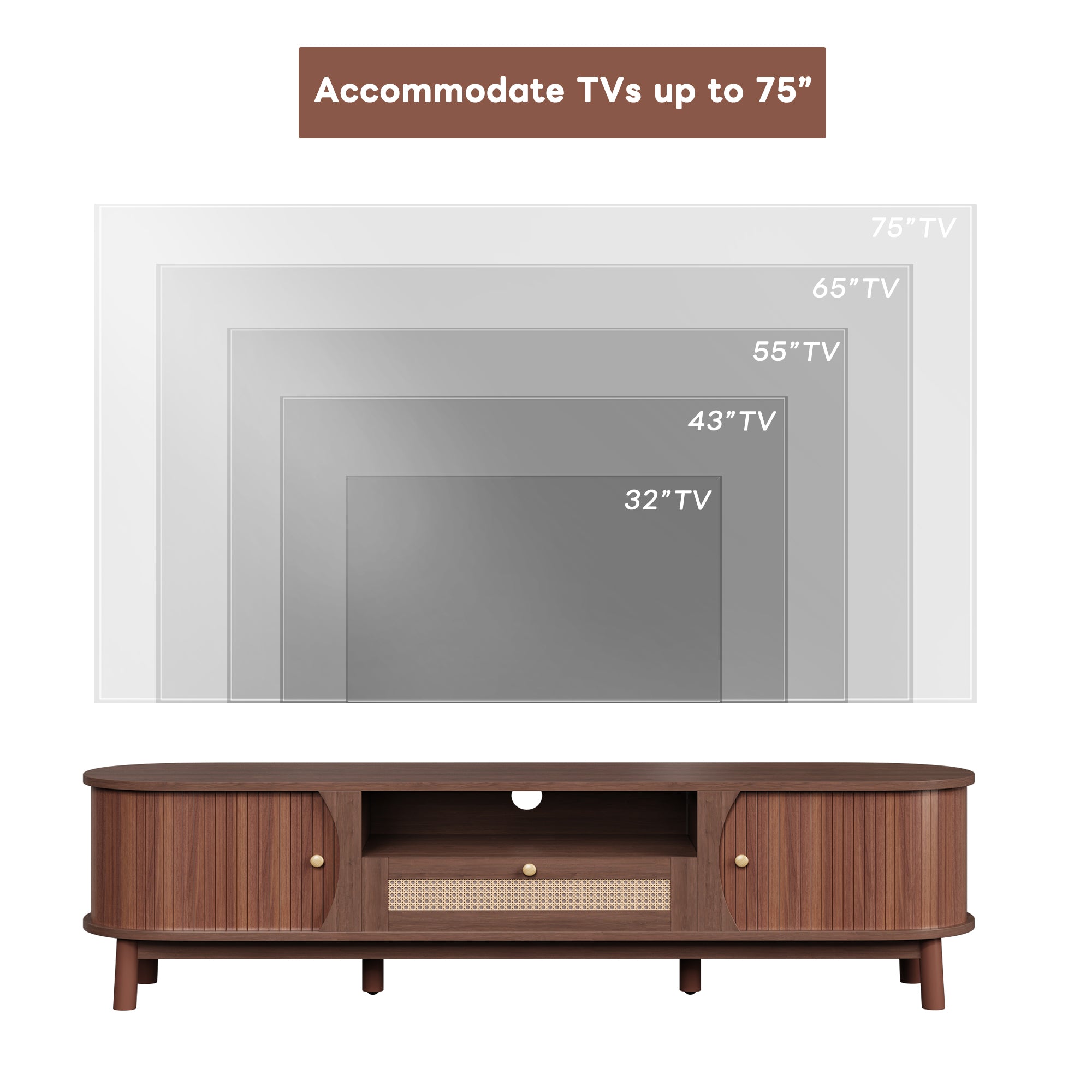 [variant:N875P278398N] Rattan TV Stand with Sliding Door – 65-Inch image 9