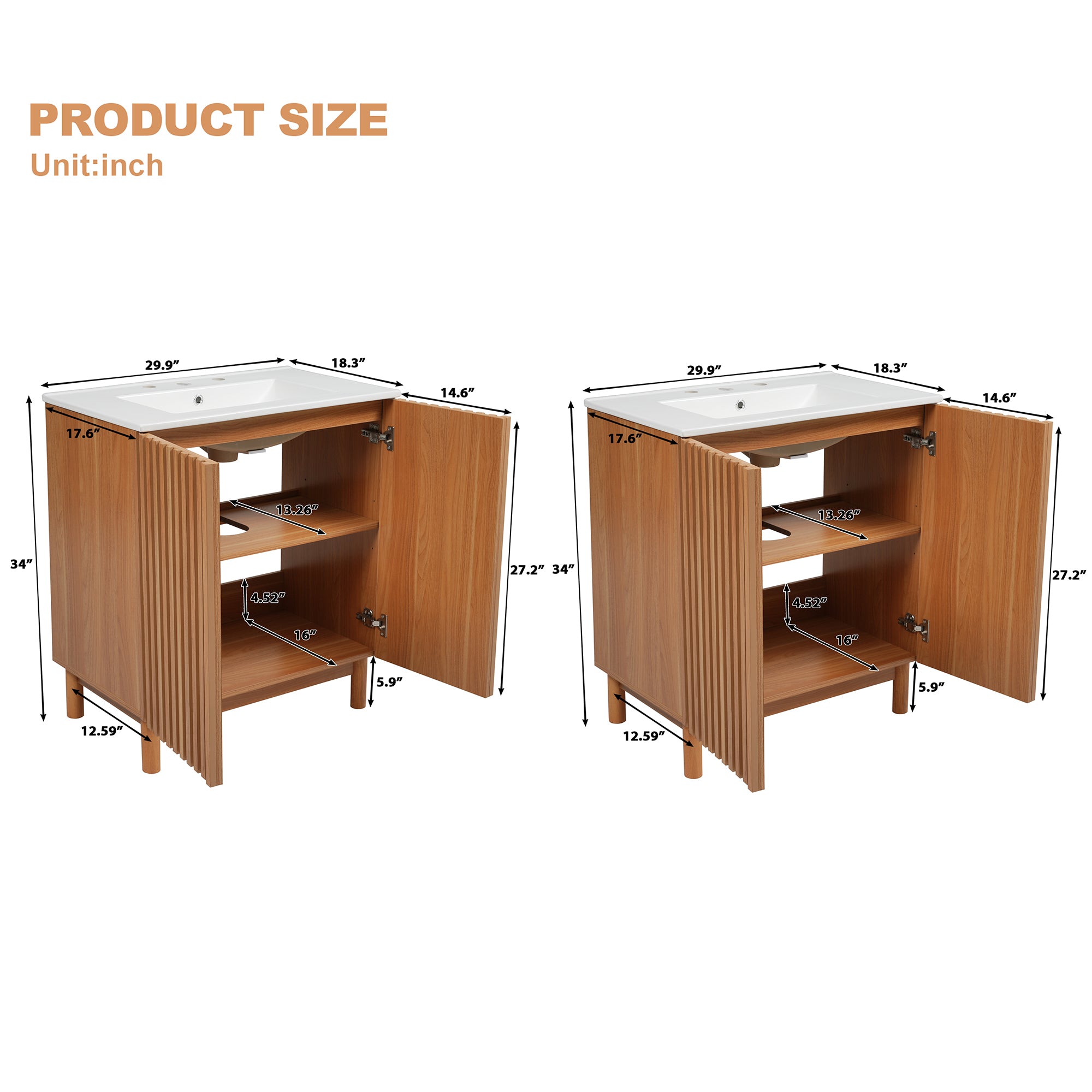 [variant:N848P000012O] Traditional Bathroom Vanity with Ceramic Sink – 59.8-Inch image 10