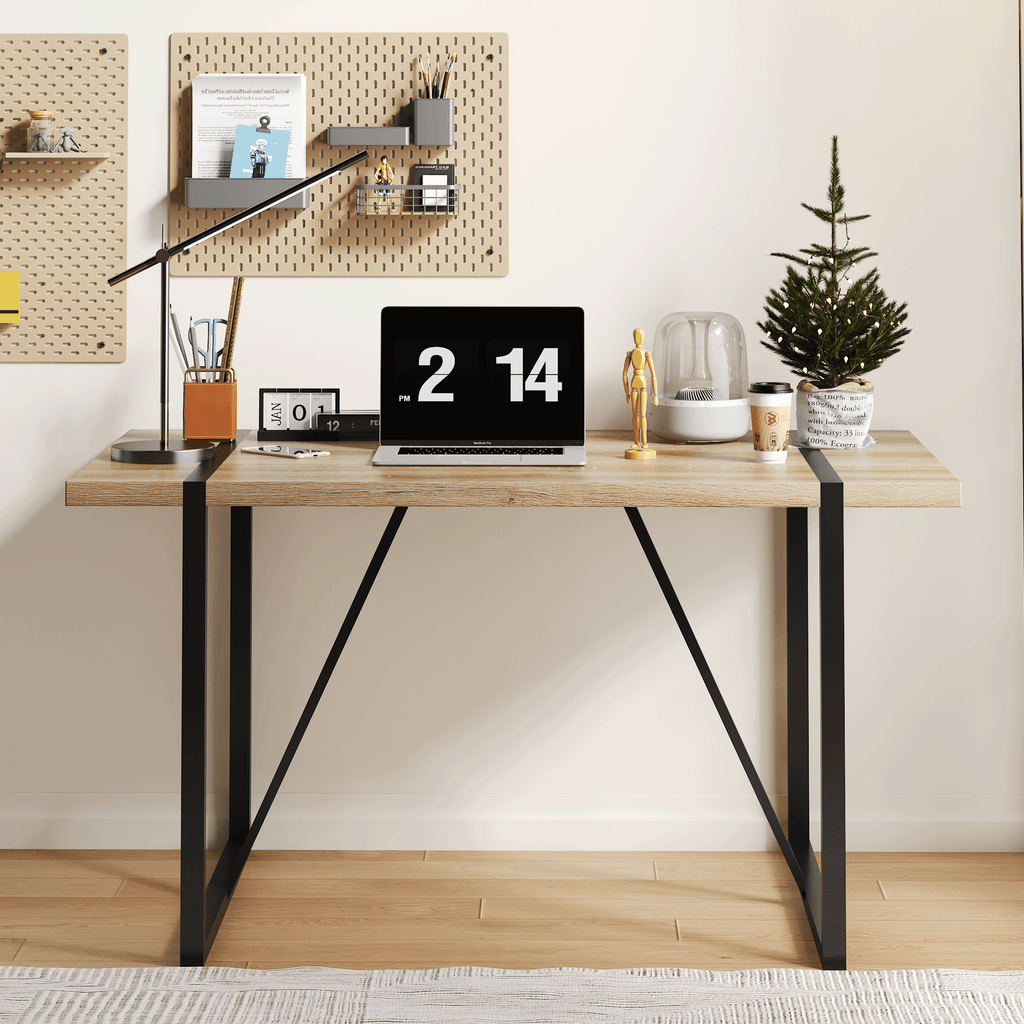 [variant:W3806P405273] Wood-Grain Dining Table – 55-Inch image 3