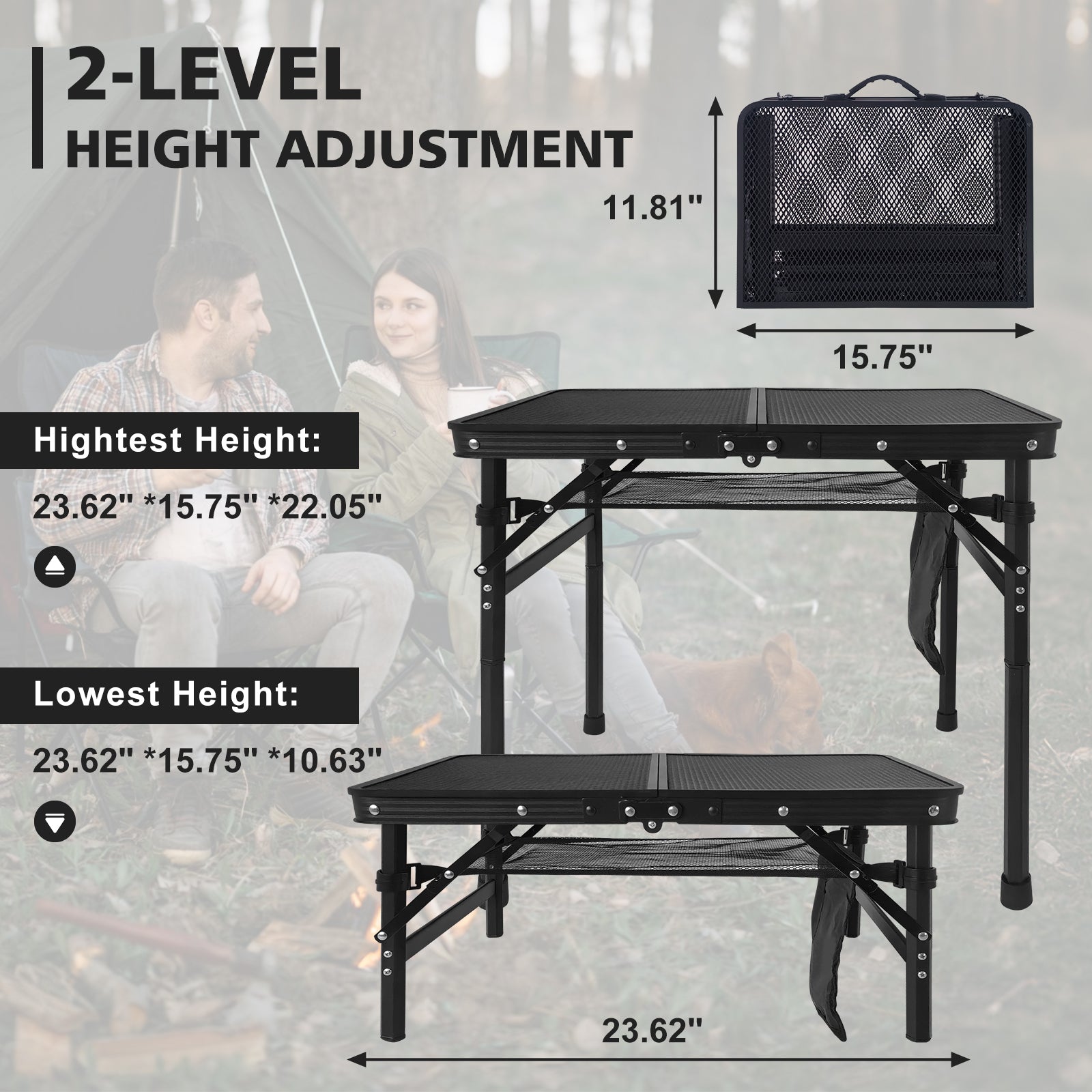 [variant:W5076P501054] Portable Folding Grill Table – 2-Foot image 2