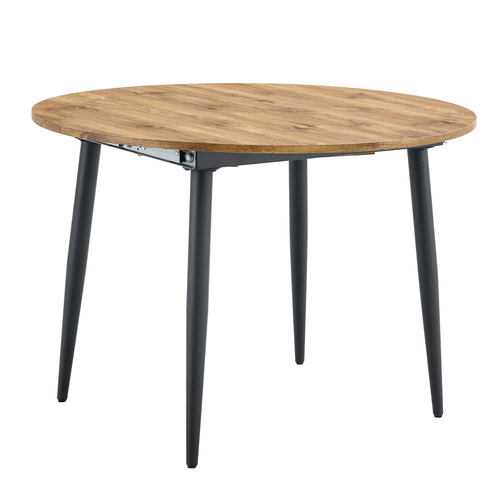 [variant:W3806S00005] Extendable Wood-Look Dining Table image 27