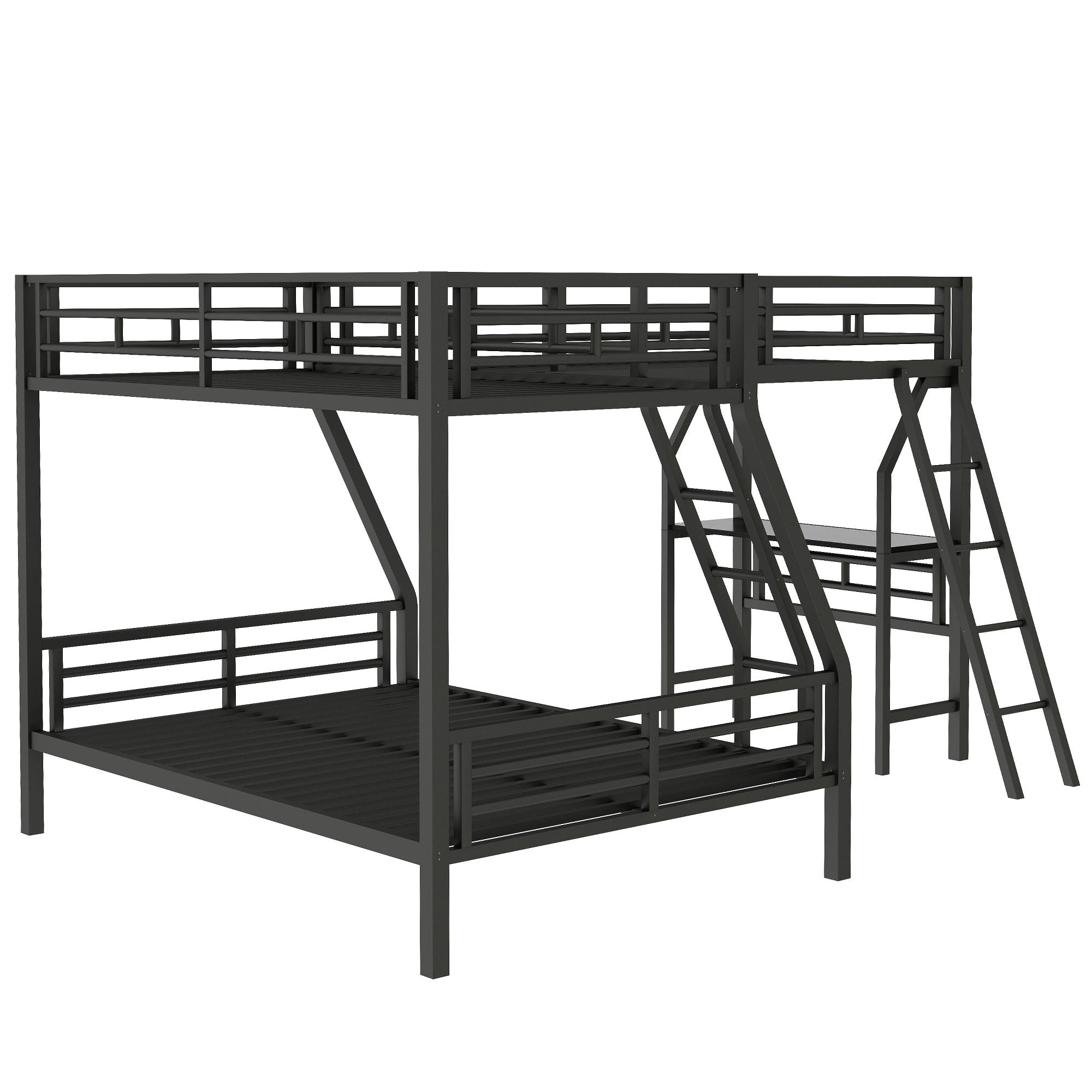 [variant:N8470000606B] Twin-over-Full Bunk and Twin Loft Bed with Desk image 13