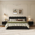 [variant:HS451572AAB] Queen Hydraulic Lift Storage Bed – Black image 1