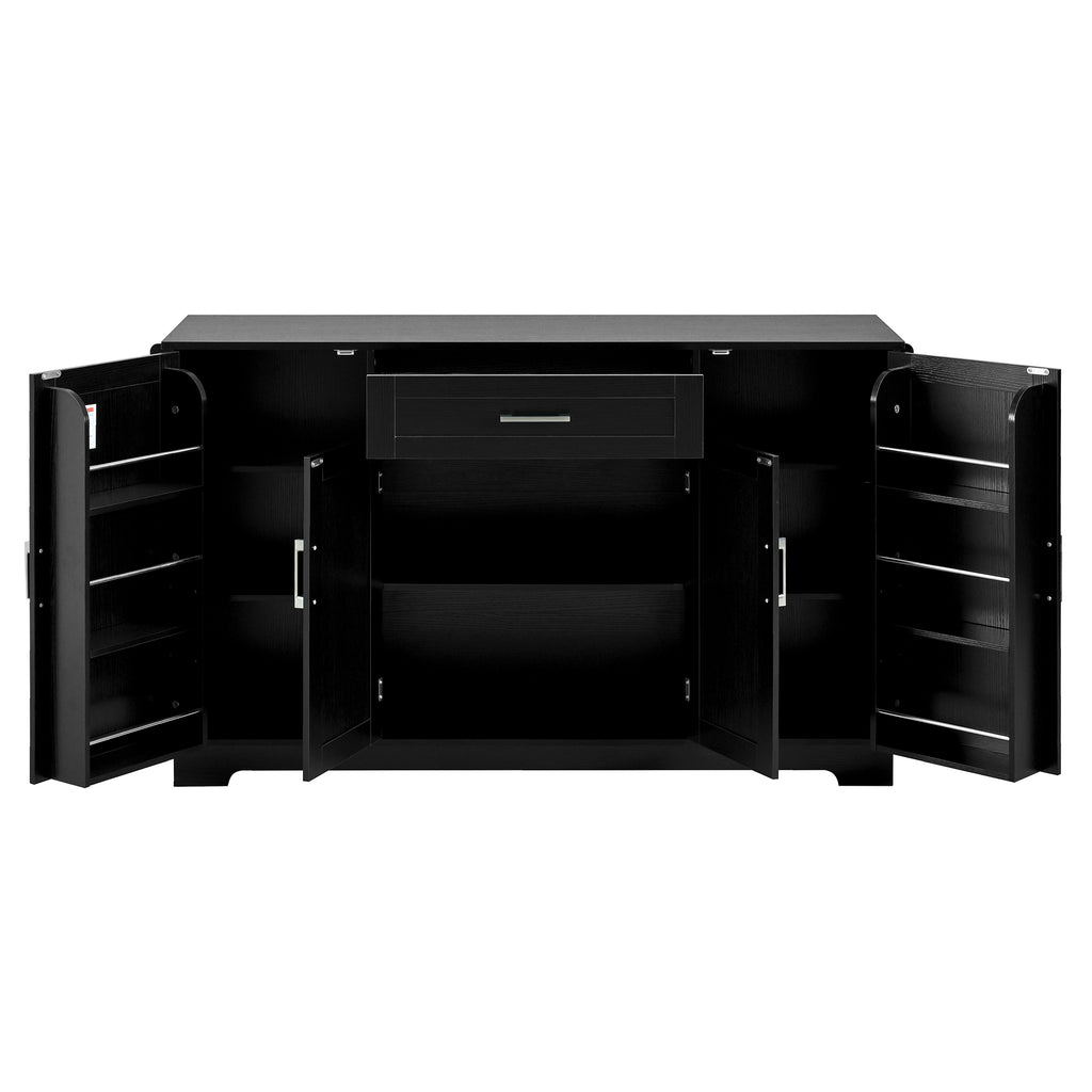 [variant:N889P443144B] Modern 4-Door Sideboard with Drawer image 10