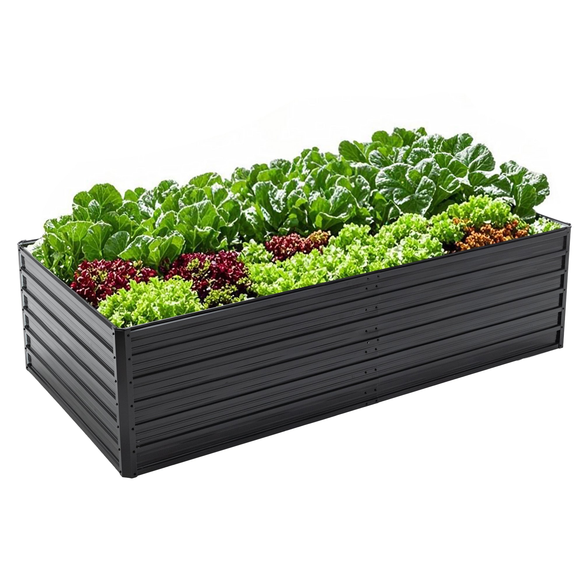 [variant:W3901P434788] Galvanized Steel Raised Garden Bed – 8 × 4 × 2 ft image 9
