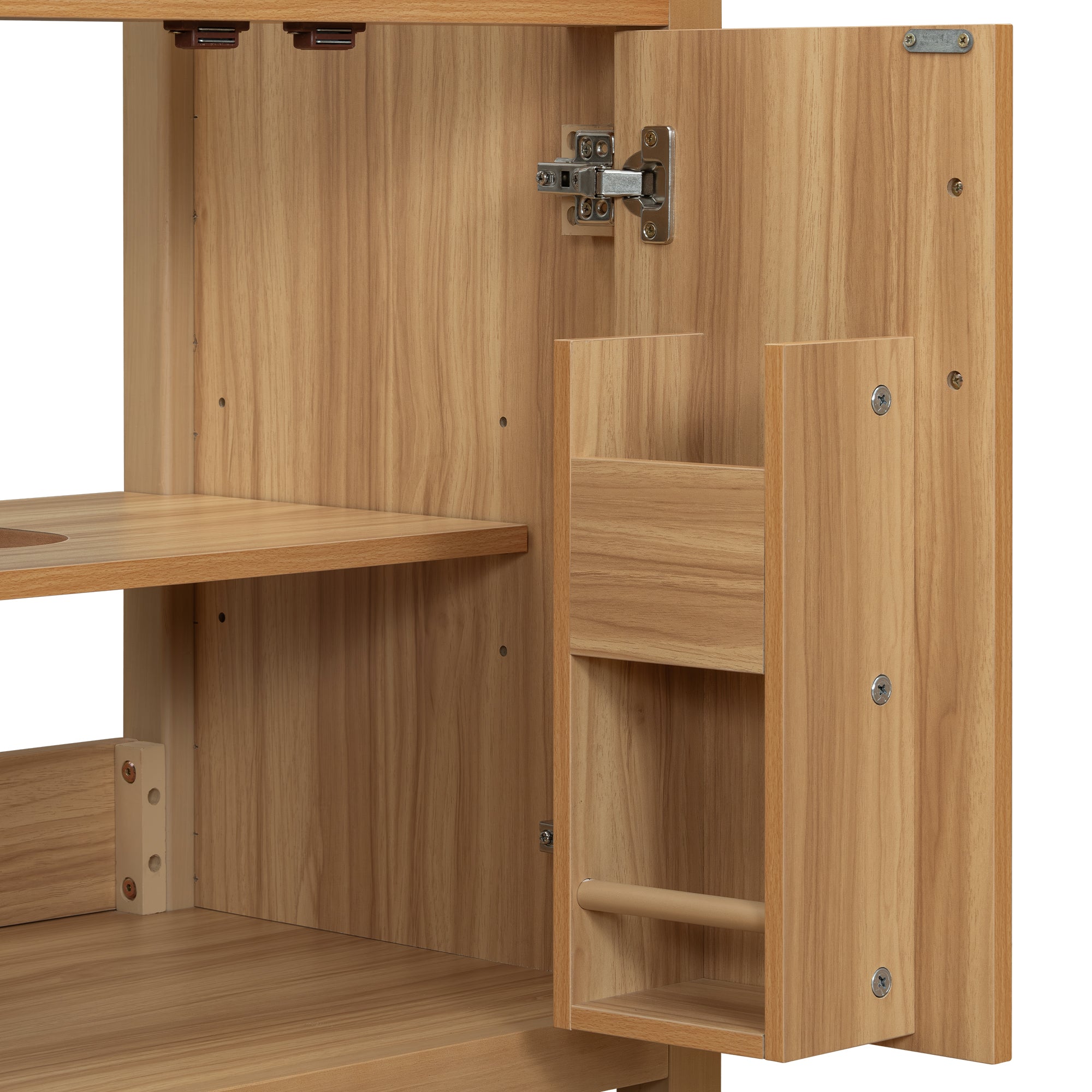[variant:N848P469792N] Solid Wood Bathroom Vanity with Ceramic Sink – 24-Inch image 19