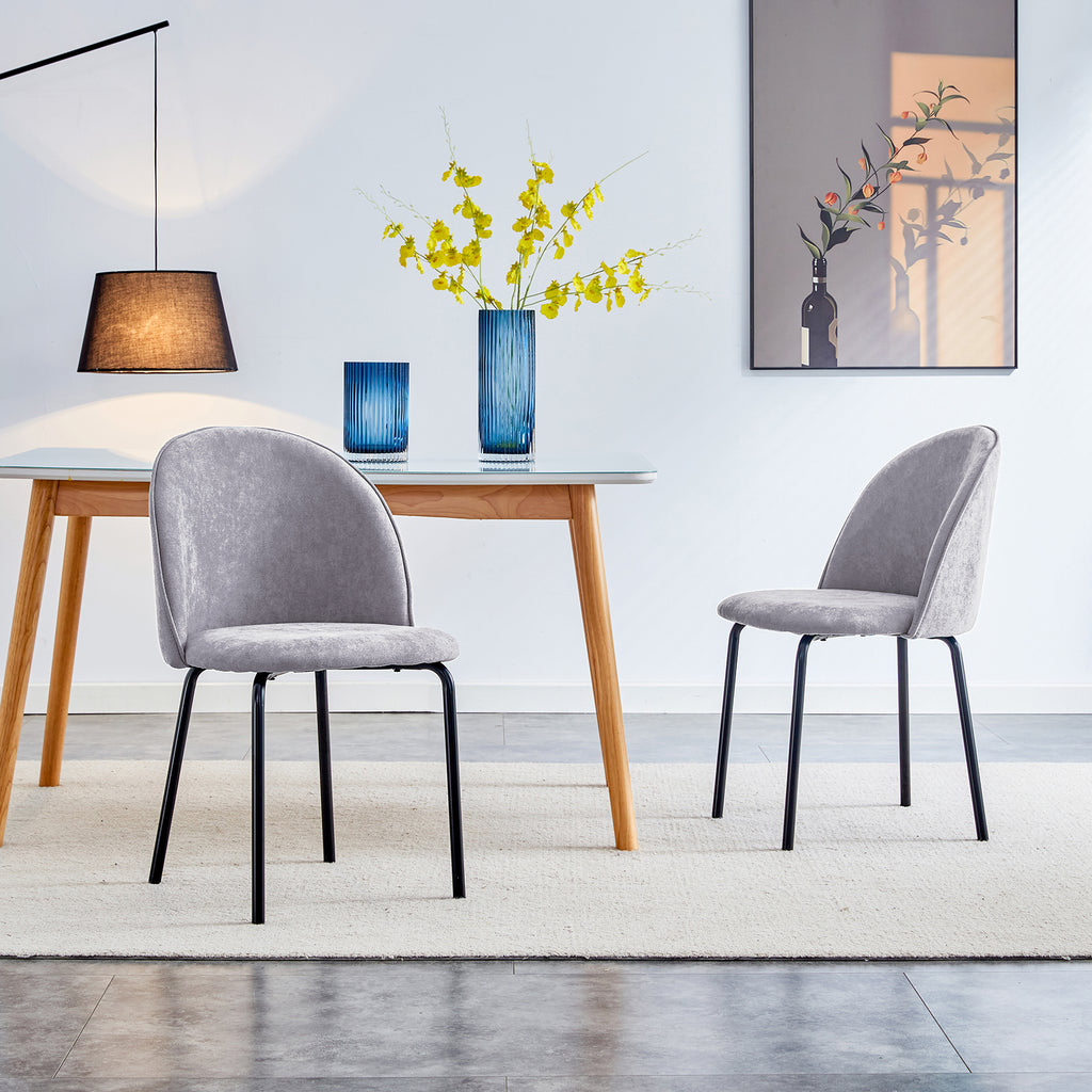 [variant:W3808P403942] Set of 2 Gray Dining Chairs image 3