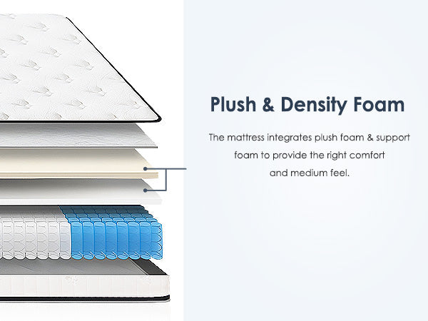 [variant:W3686P353672] Twin Hybrid Memory Foam Mattress – 8-Inch image 18