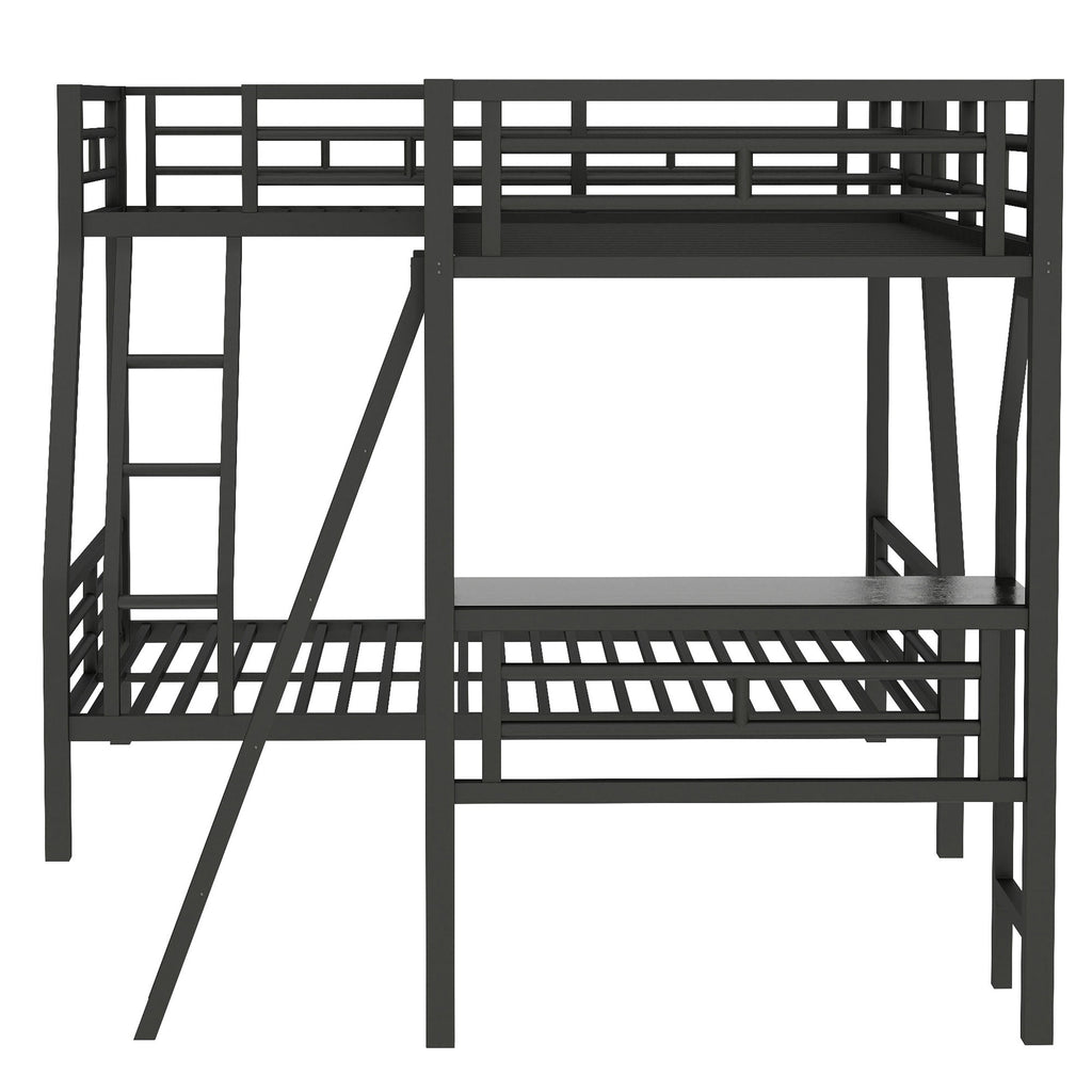 [variant:N8470000606B] Twin-over-Full Bunk and Twin Loft Bed with Desk image 12