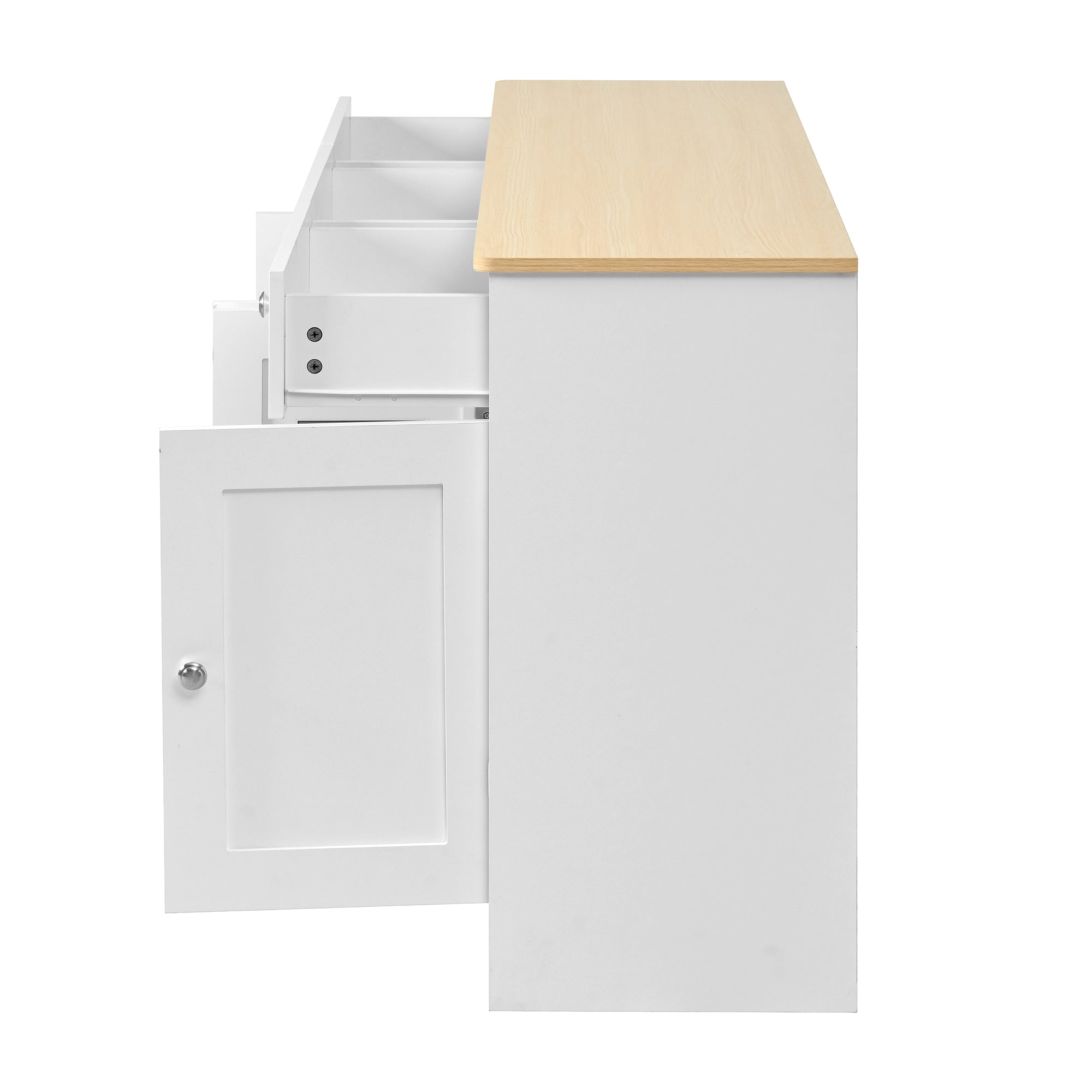 [variant:GA0017W] White / Wood Tone image 12