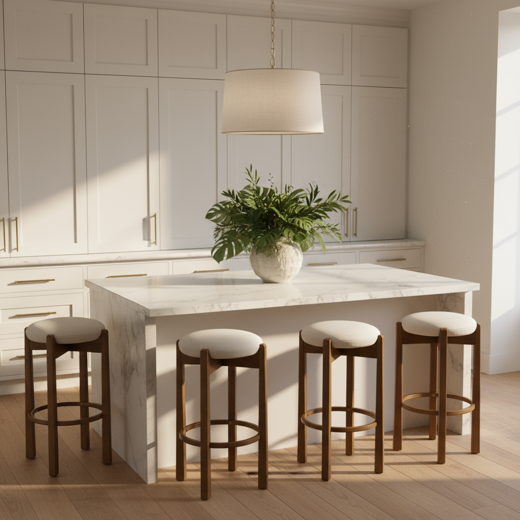 [variant:N897P443714D-S4] Tara Upholstered Bar Stools – Set of 4 image 1