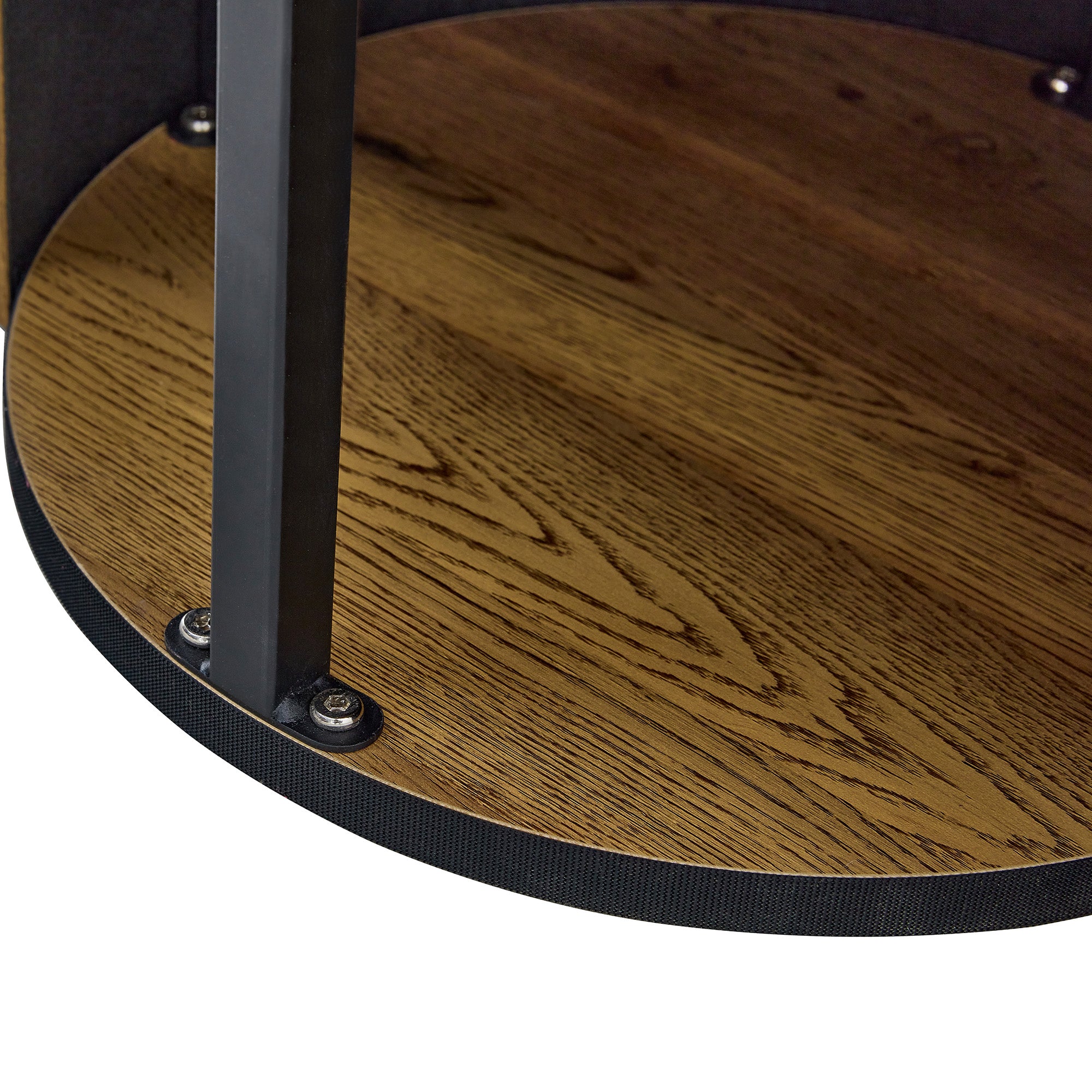 [variant:W3806P404738] Round Fluted Coffee Table with Metal Frame – 27.5-Inch image 18