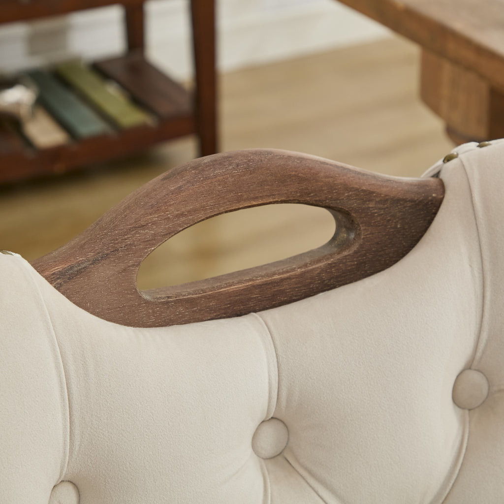 [variant:W5755P512977] Tufted Velvet Dining Armchairs – Set of 2 image 10