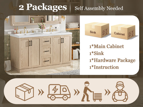 [variant:N848P000035N] Double-Sink Bathroom Vanity with Storage – 59-Inch image 9