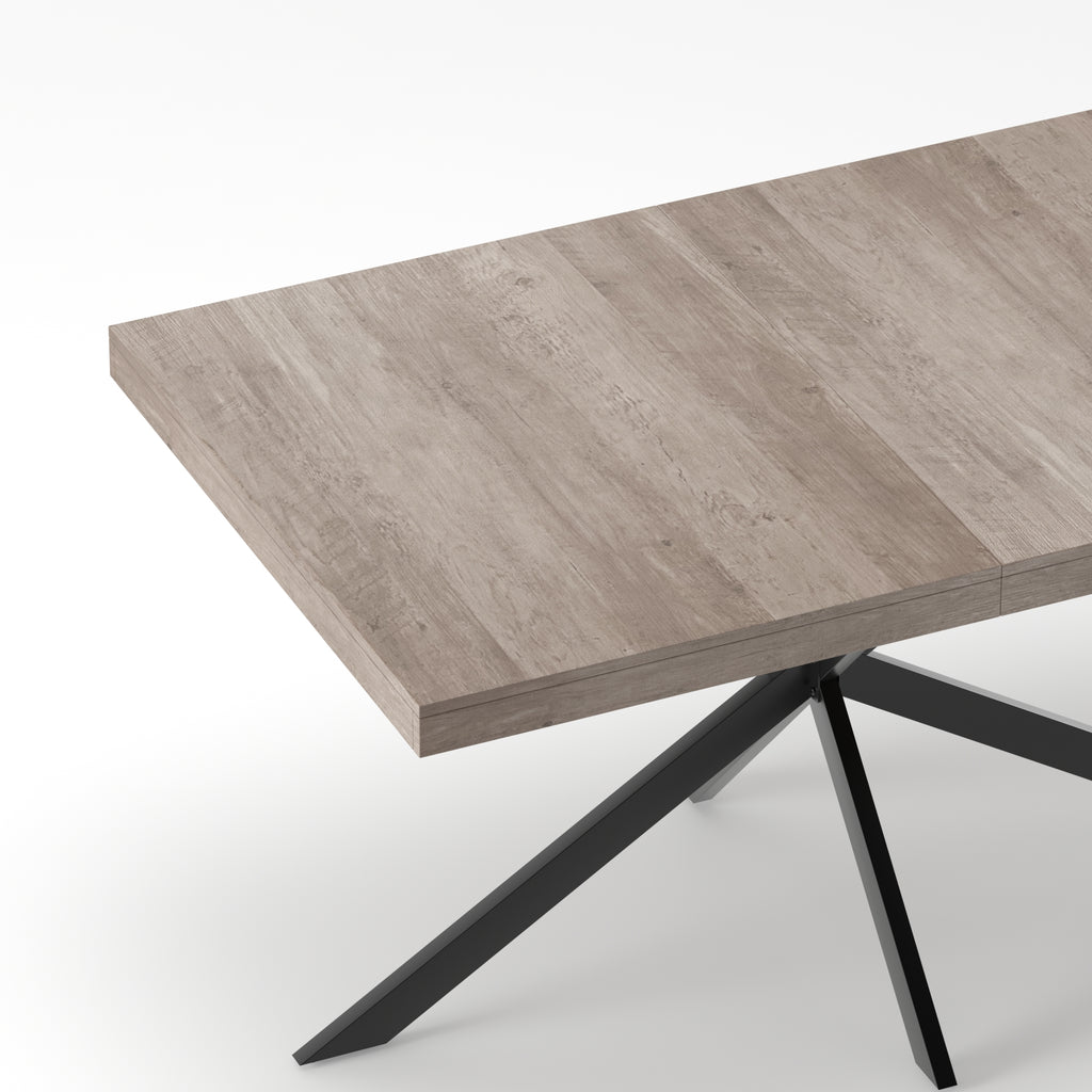 Extendable Dining Table with Hidden Storage – 55–71 Inch — [variant:W3679P437342] Gray image 11