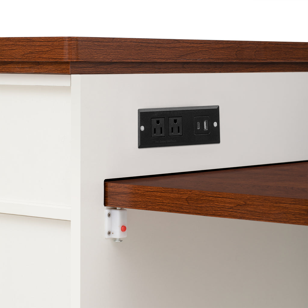 [variant:XW000036AAD-CA] Creamy White,Walnut image 29
