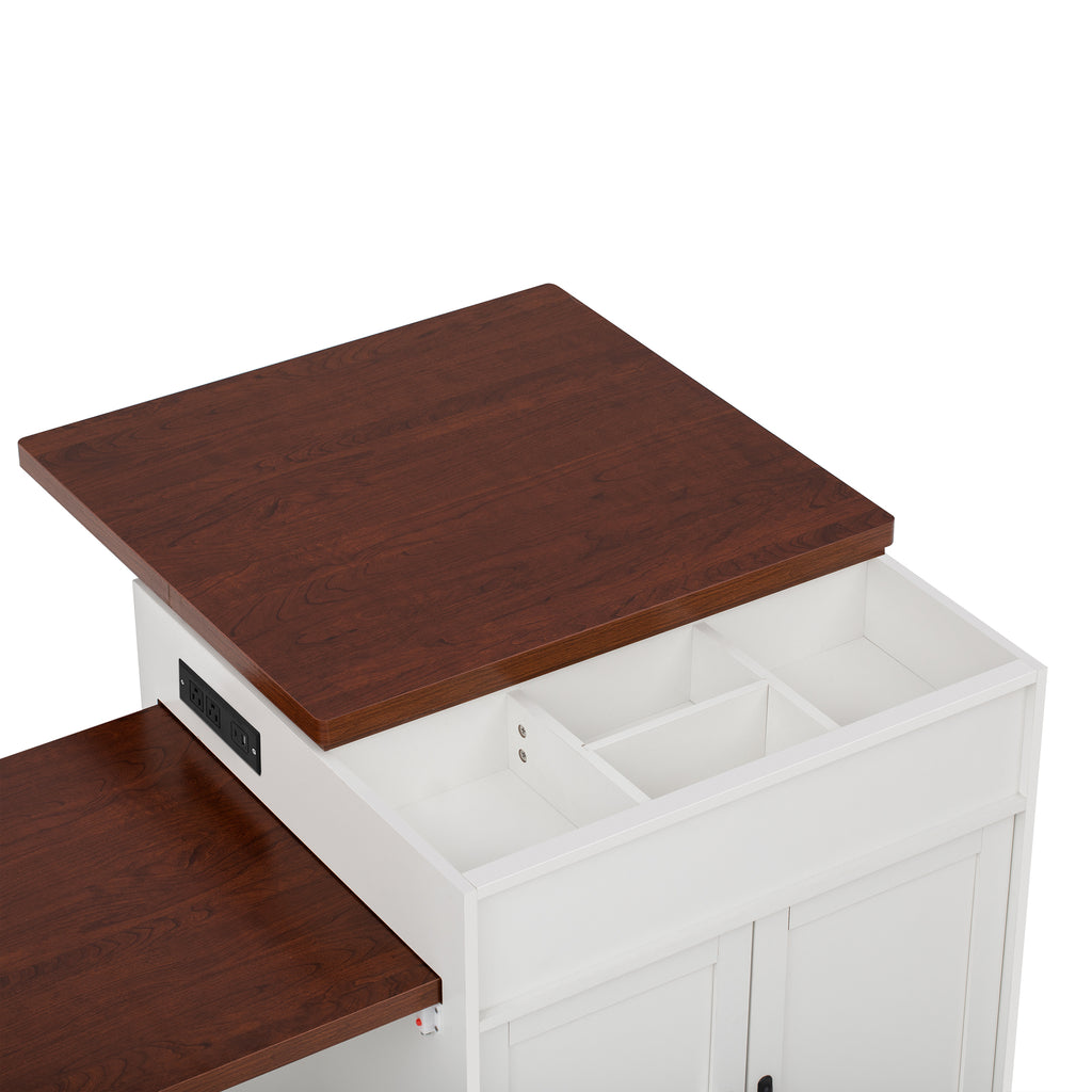 [variant:XW000036AAD-CA] Creamy White,Walnut image 31