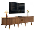 [variant:N875P380196N] TV Stand with Sliding Door – 69-Inch – Walnut image 1