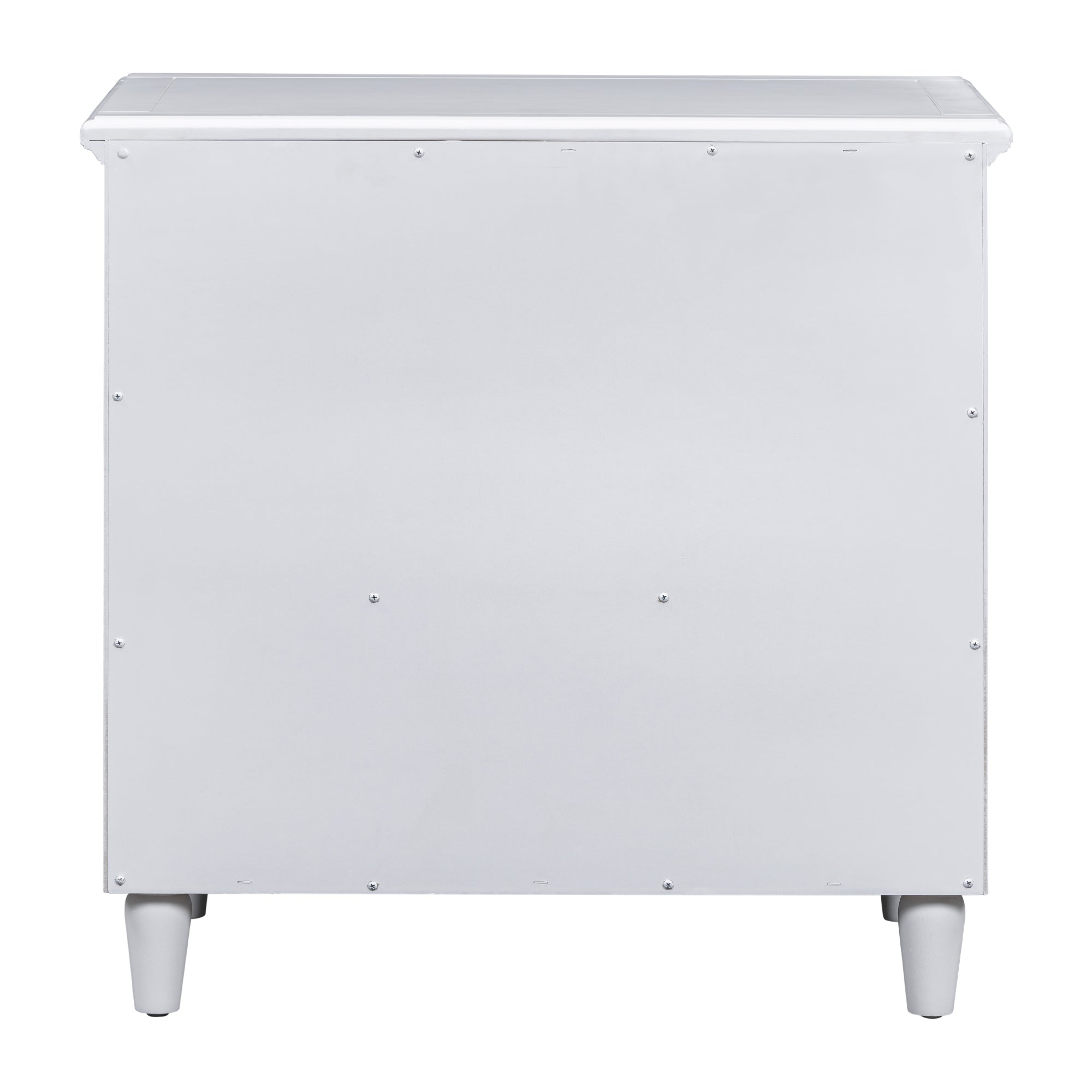 3-Drawer Painted Nightstand – 28-Inch — [variant:N889P444140K] White image 10