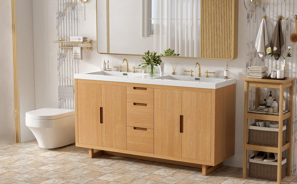 [variant:N848P000022N] Double-Sink Bathroom Vanity with SMC Sink – 59.3-Inch image 23