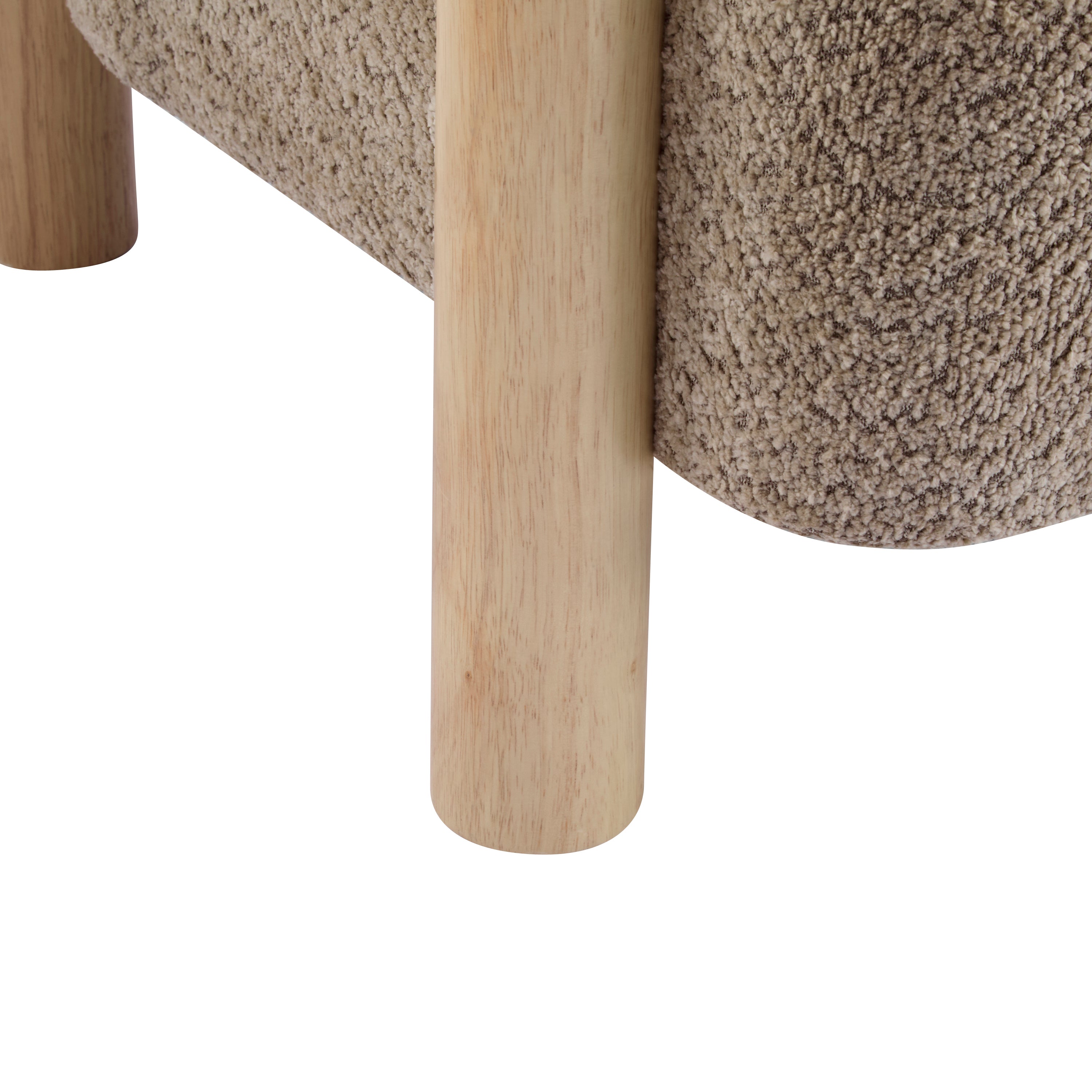 [variant:N898P443472B] Bouclé Accent Armchair – Light Camel image 10