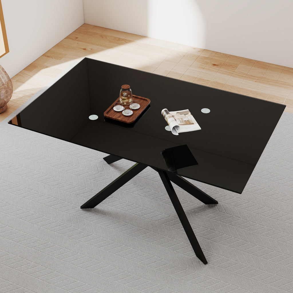 [variant:W3856P411912] Tempered-Glass Dining Table – 51-Inch image 4