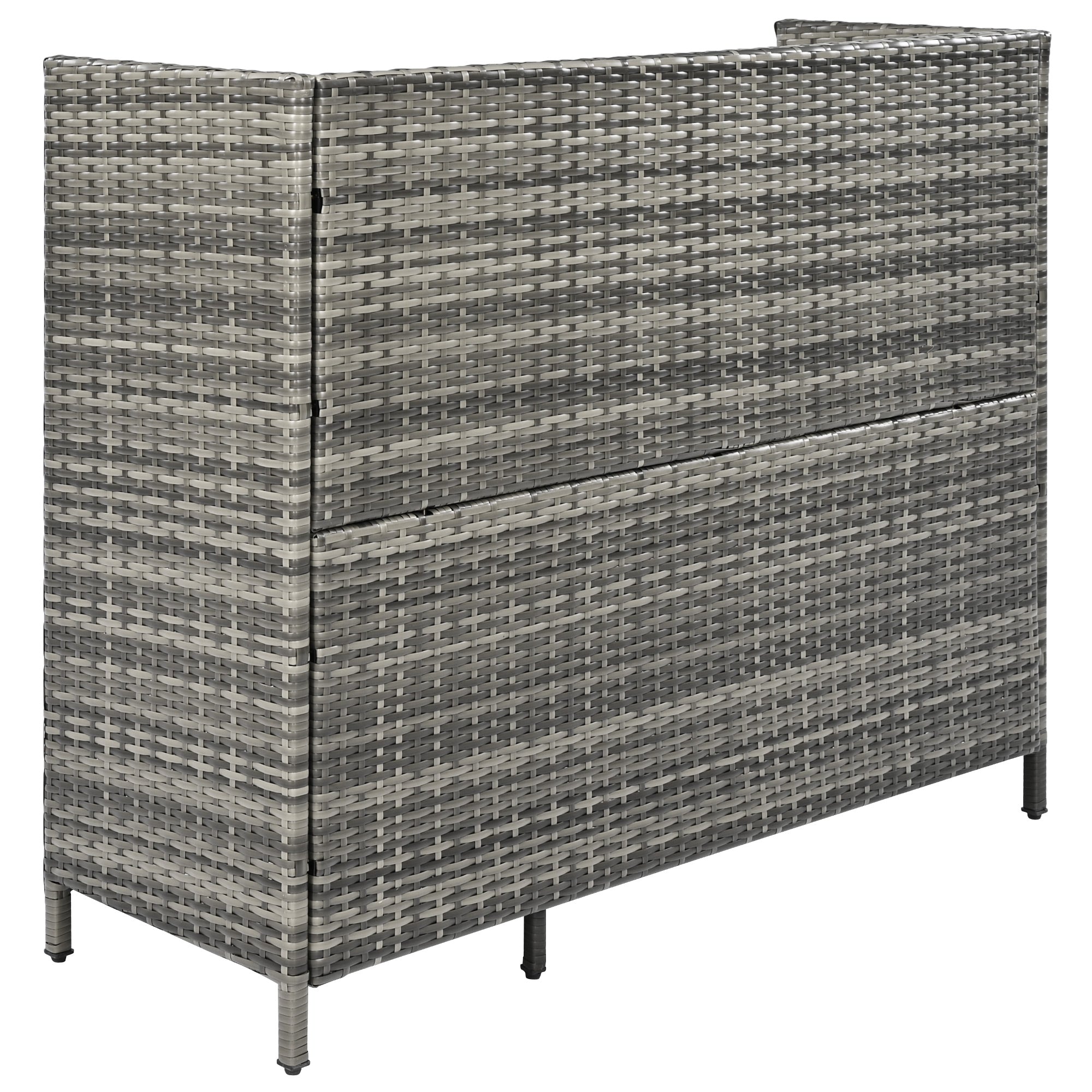 [variant:N853P387142G] Wicker Outdoor Storage Bar Cabinet – 47.5-Inch image 28