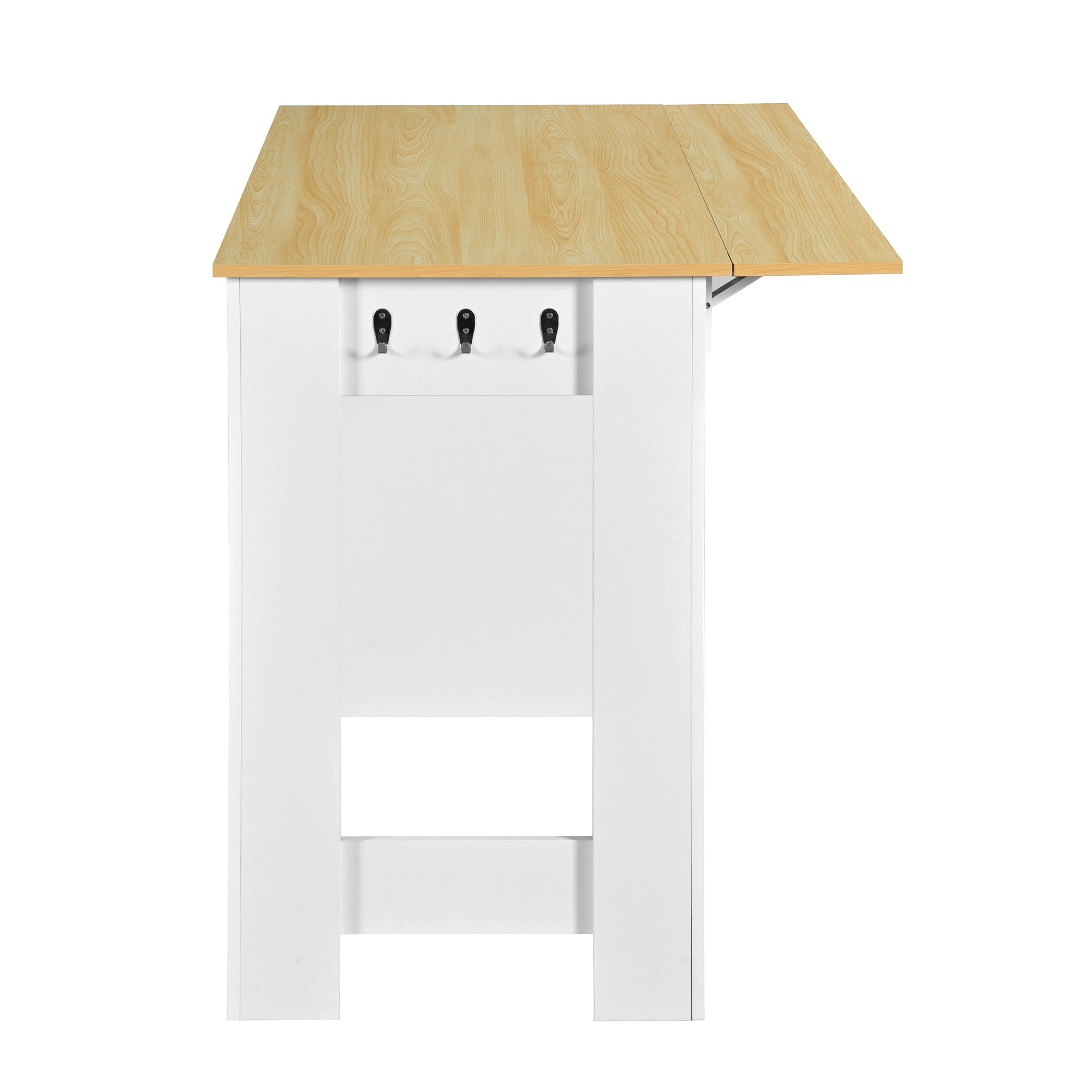 [variant:N889P428028O] 3-in-1 Kitchen Island with Foldable Dining Table image 18