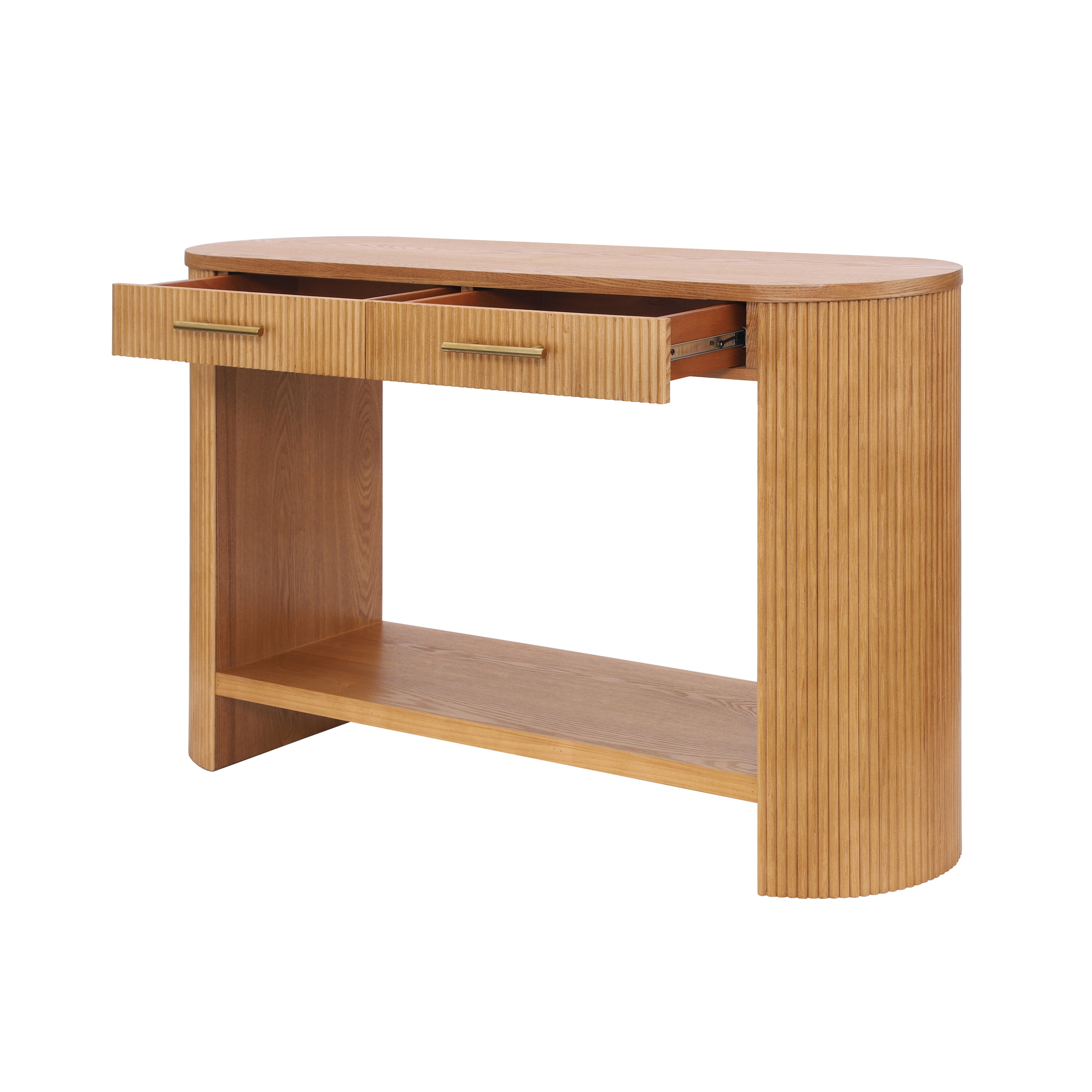 [variant:N876P351901D] Modern Console Table with Drawers & Storage image 12