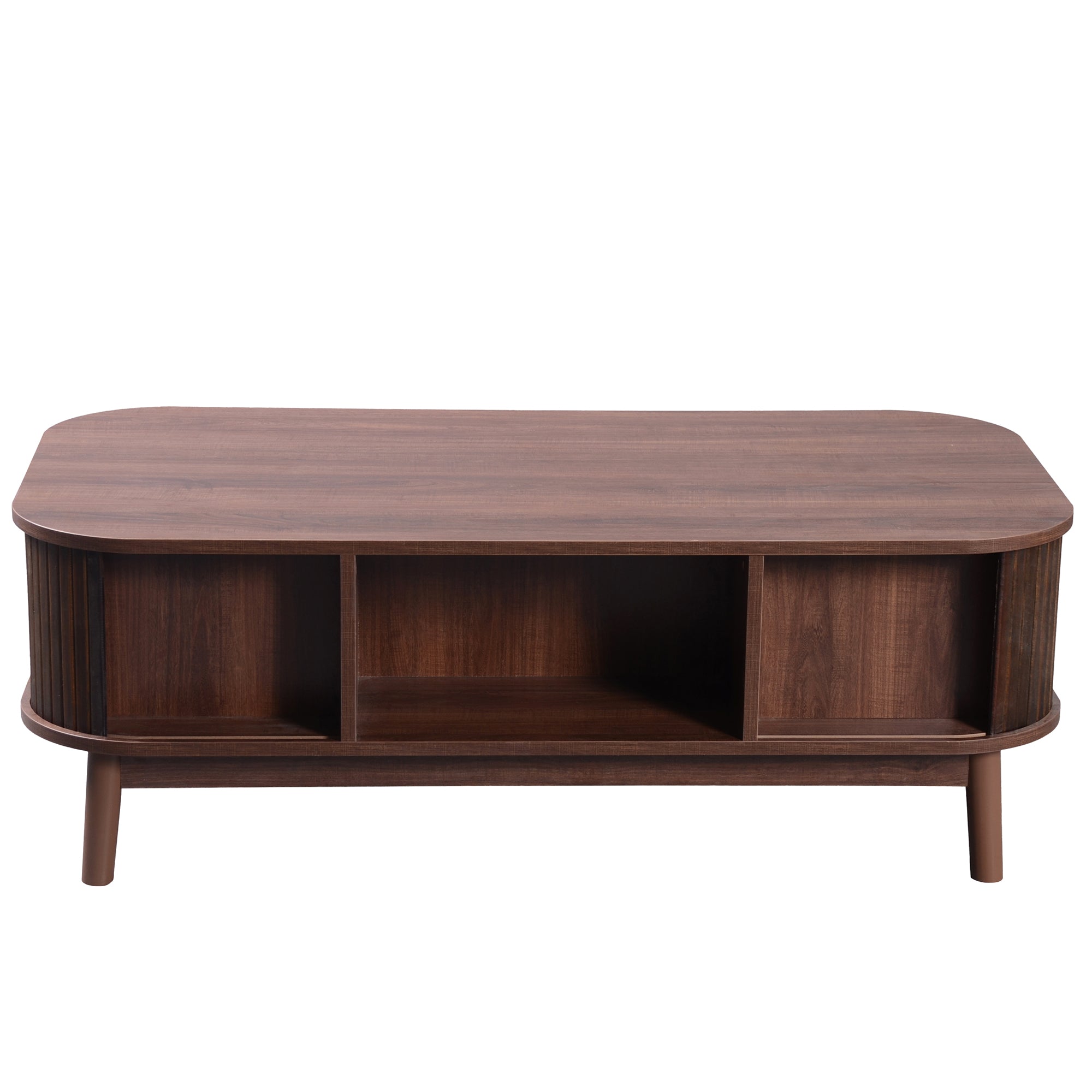 [variant:N875P360725N] Natural Rattan Coffee Table with Sliding Doors image 21
