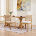 [variant:W5755P512973] Natural Rattan-Back Dining Chairs – Beige or Tan, Set of 2 image 1