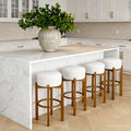 [variant:N897P443708W-S4] Vera Set of 4 Walnut Wood Counter Stools image 1