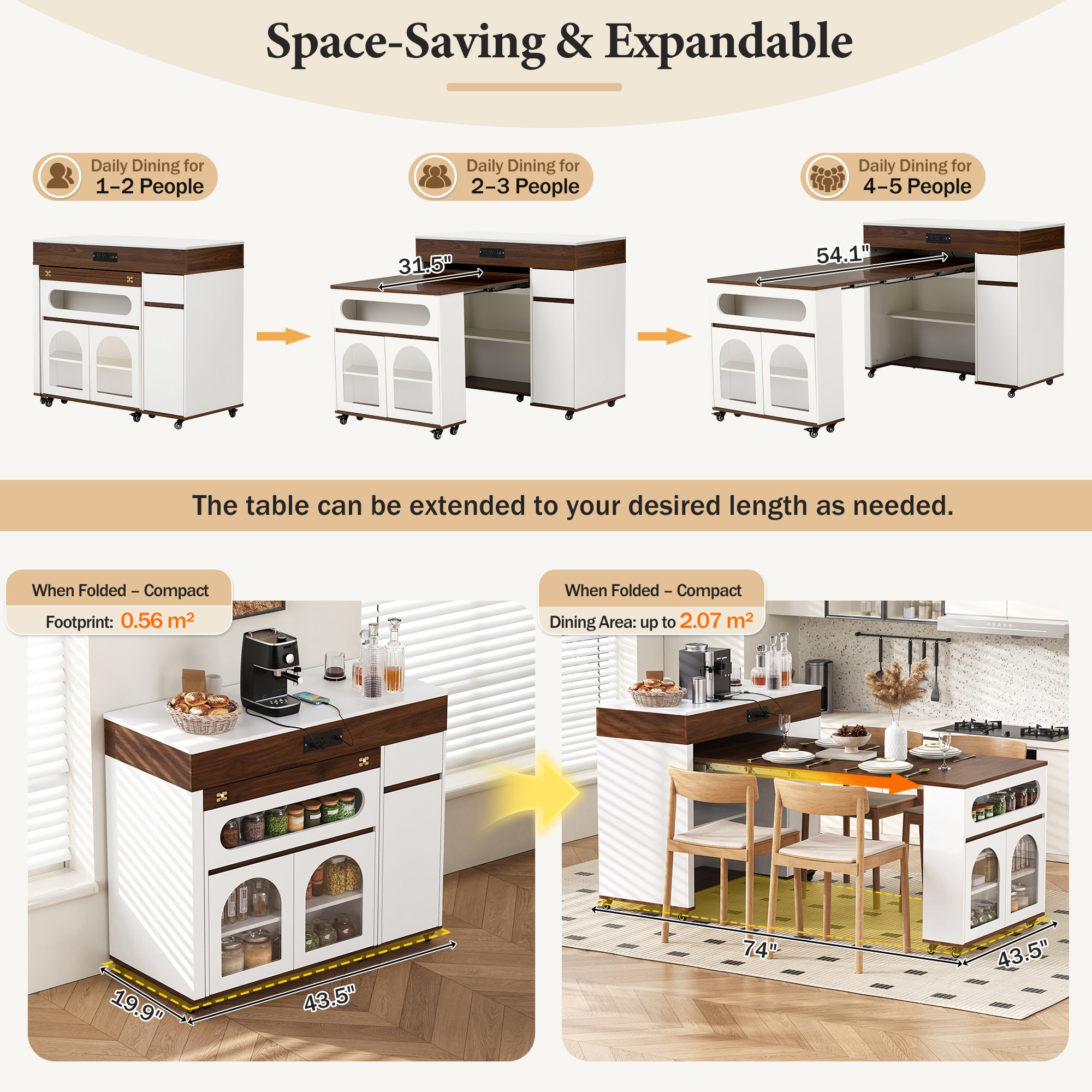 [variant:XW000029AAD-CA] Creamy White,Walnut image 18