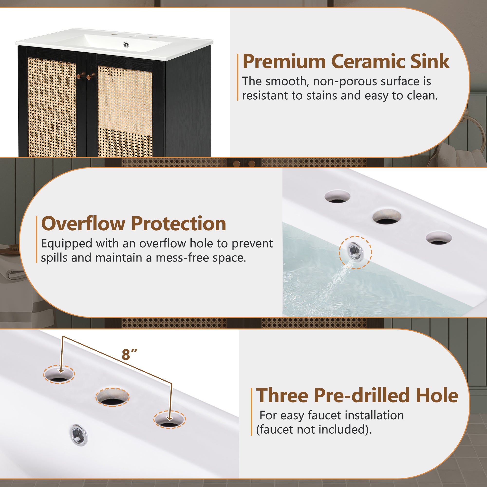 [variant:N729P285517B] Rattan-Door Bathroom Vanity with Sink – 30-Inch image 5