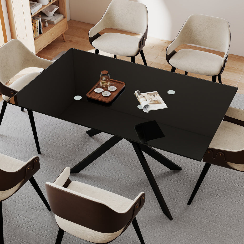[variant:W3856P411912] Tempered-Glass Dining Table – 51-Inch image 8