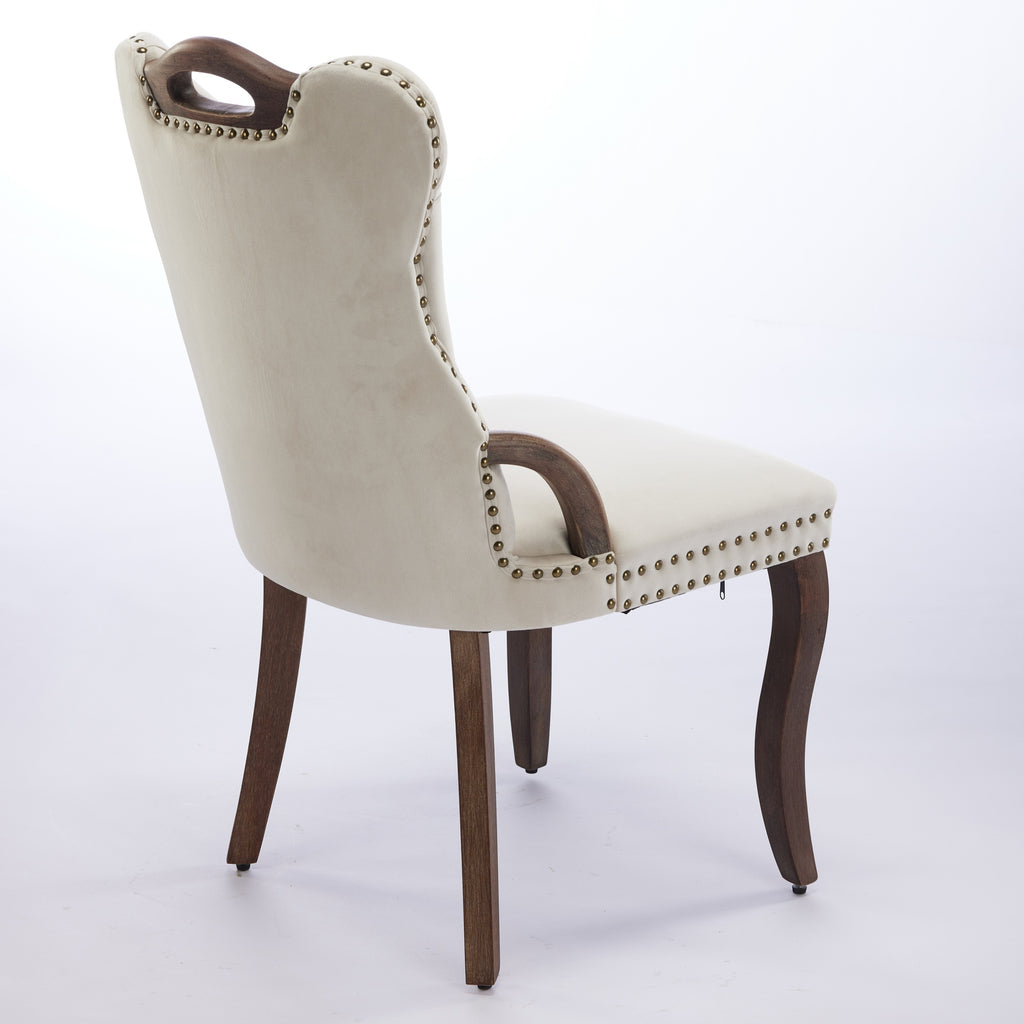 [variant:W5755P512977] Tufted Velvet Dining Armchairs – Set of 2 image 6